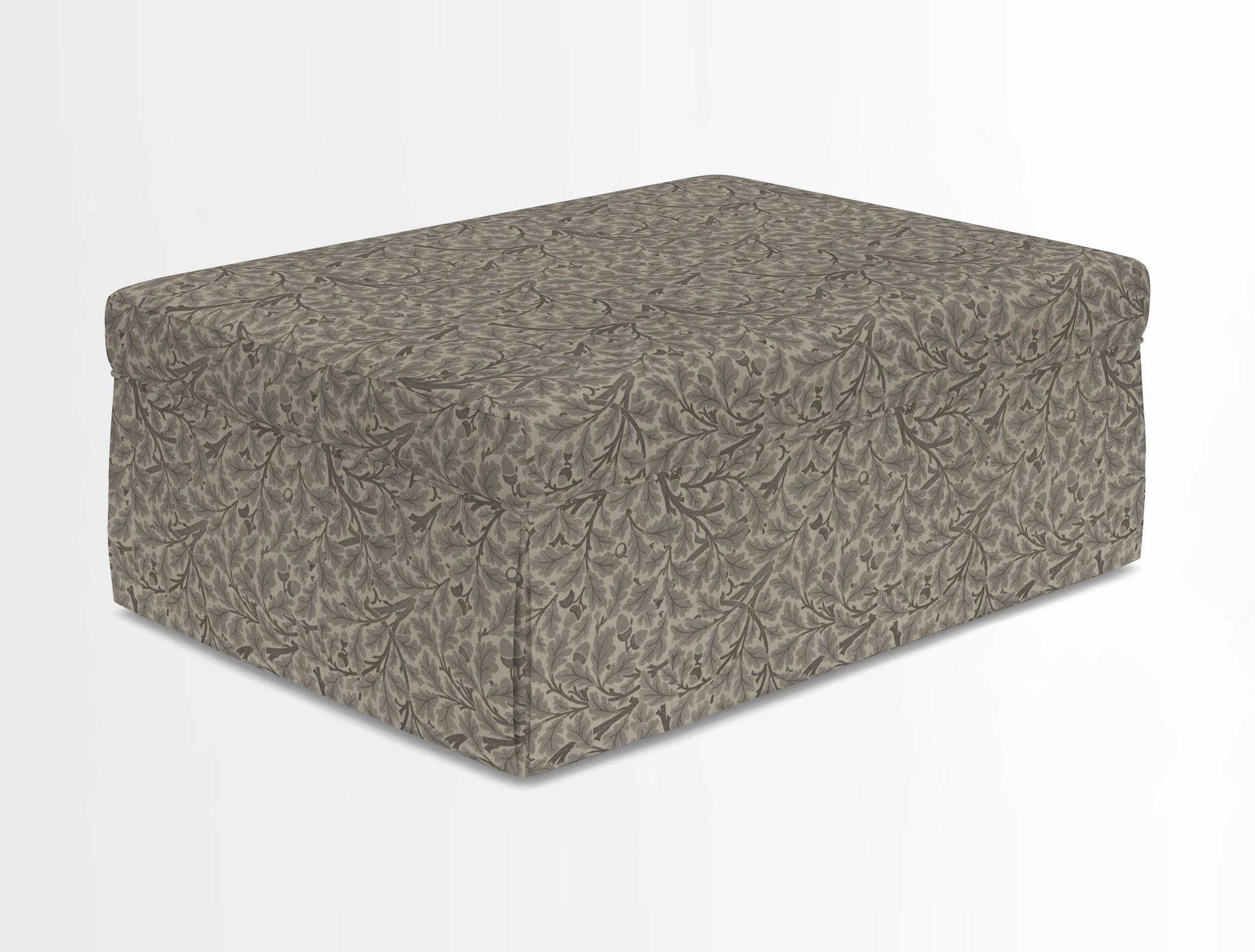 Fontwell footstool in Globe Thistle Storm