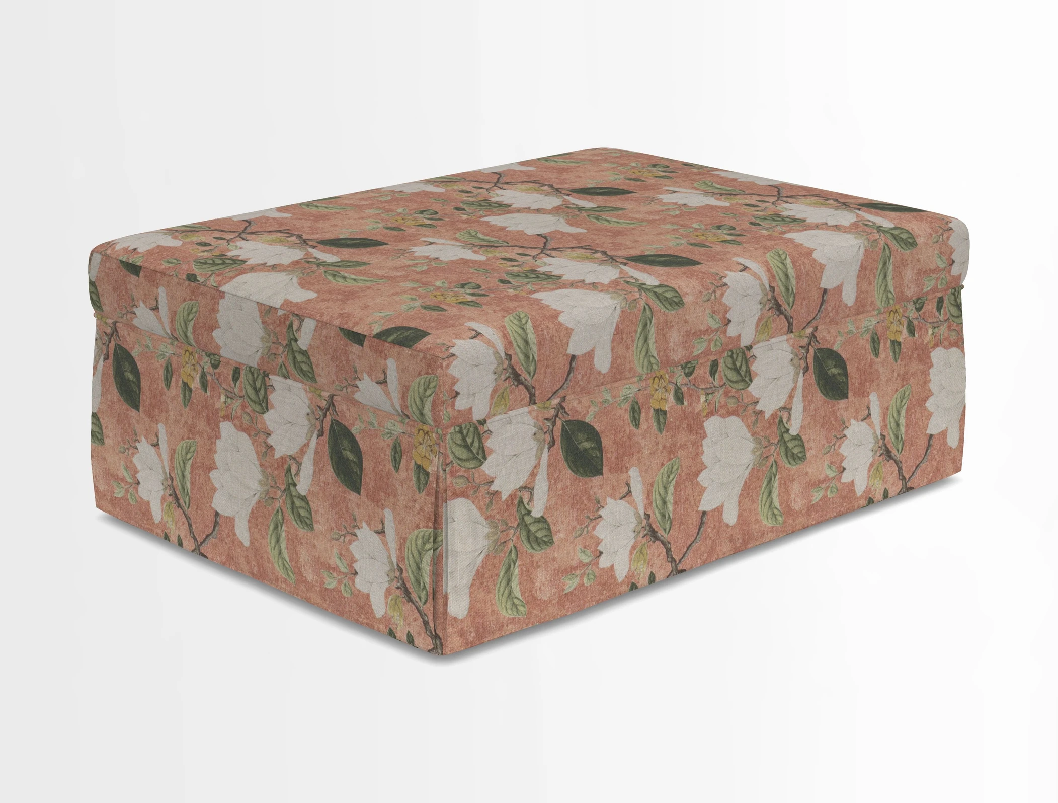 Fontwell footstool in Globe Thistle Storm