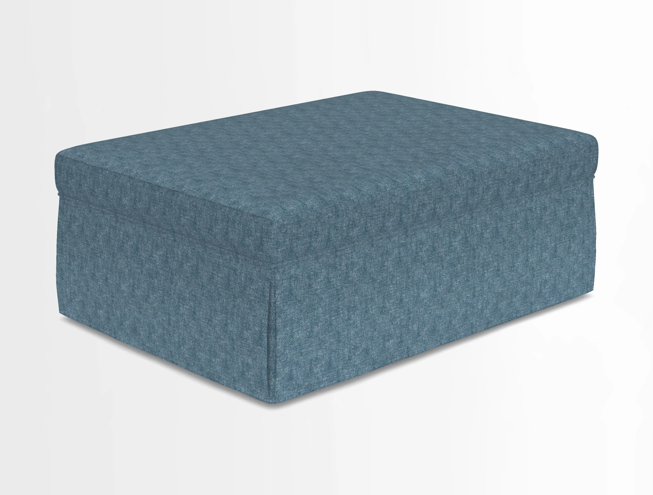 Fontwell footstool in Globe Thistle Storm
