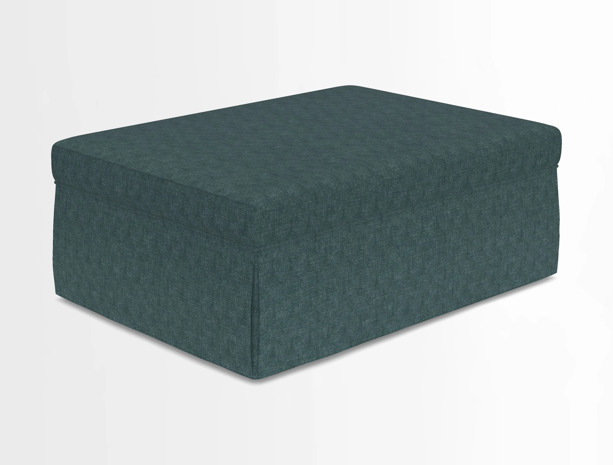 Fontwell footstool in Globe Thistle Storm