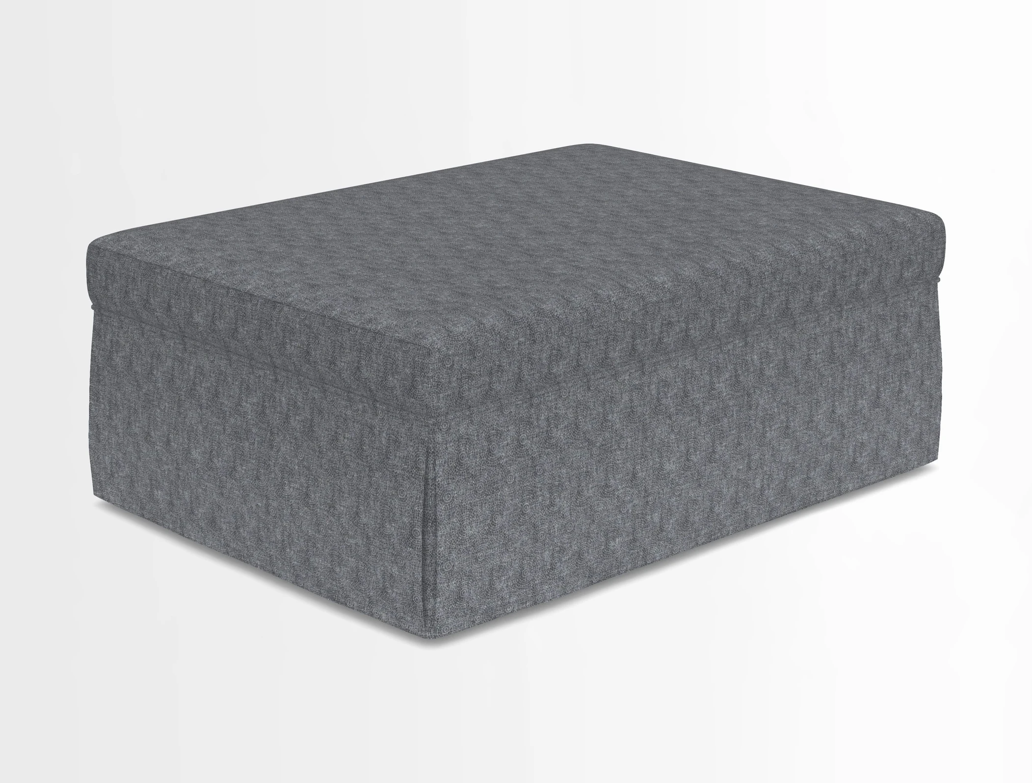 Fontwell footstool in Globe Thistle Storm