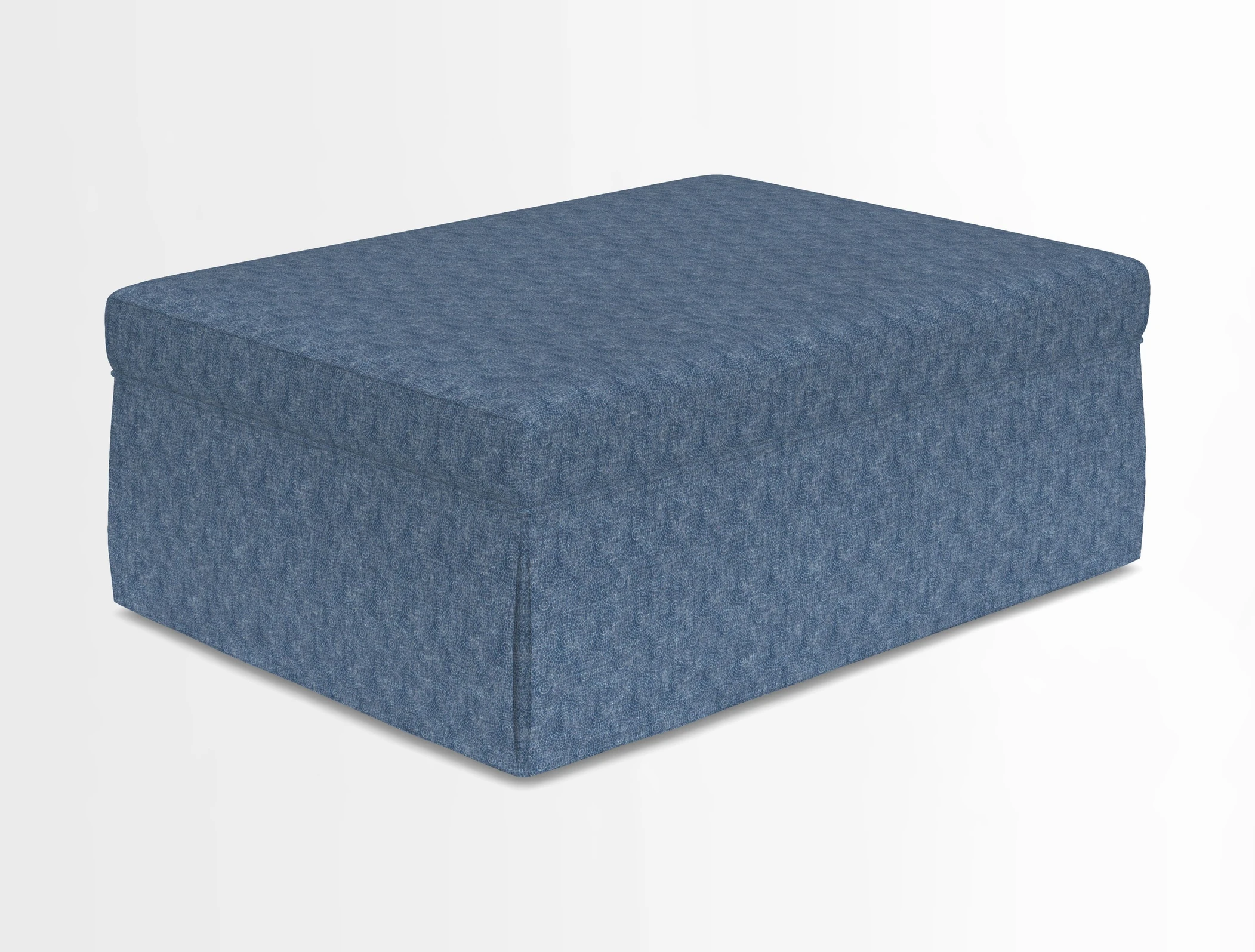 Fontwell footstool in Globe Thistle Storm