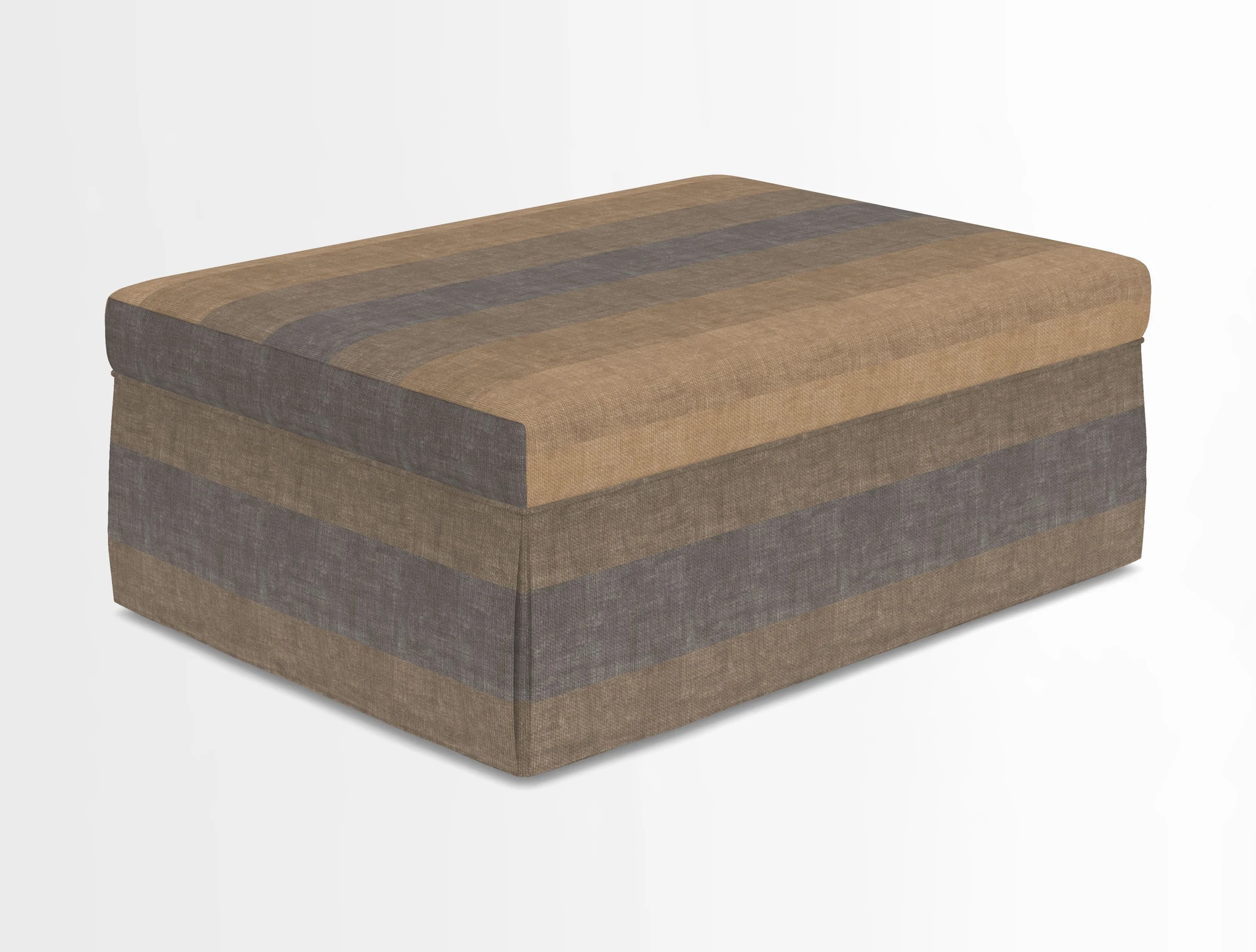 Fontwell footstool in Globe Thistle Storm