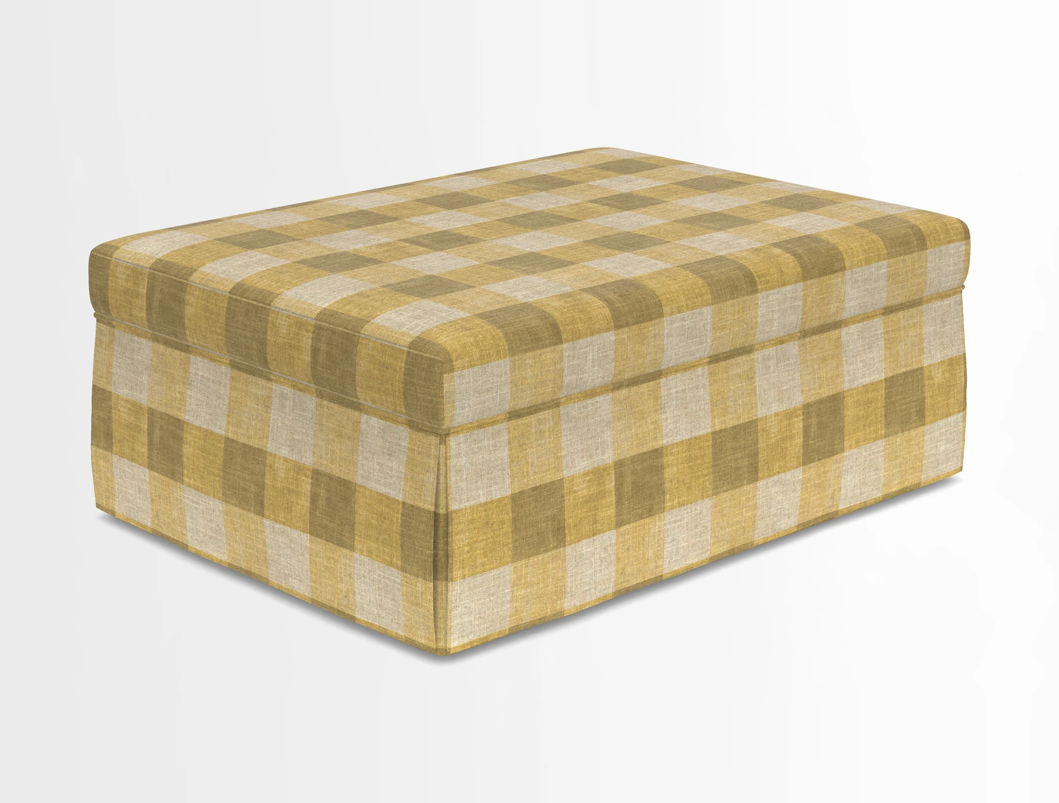 Fontwell footstool in Globe Thistle Storm