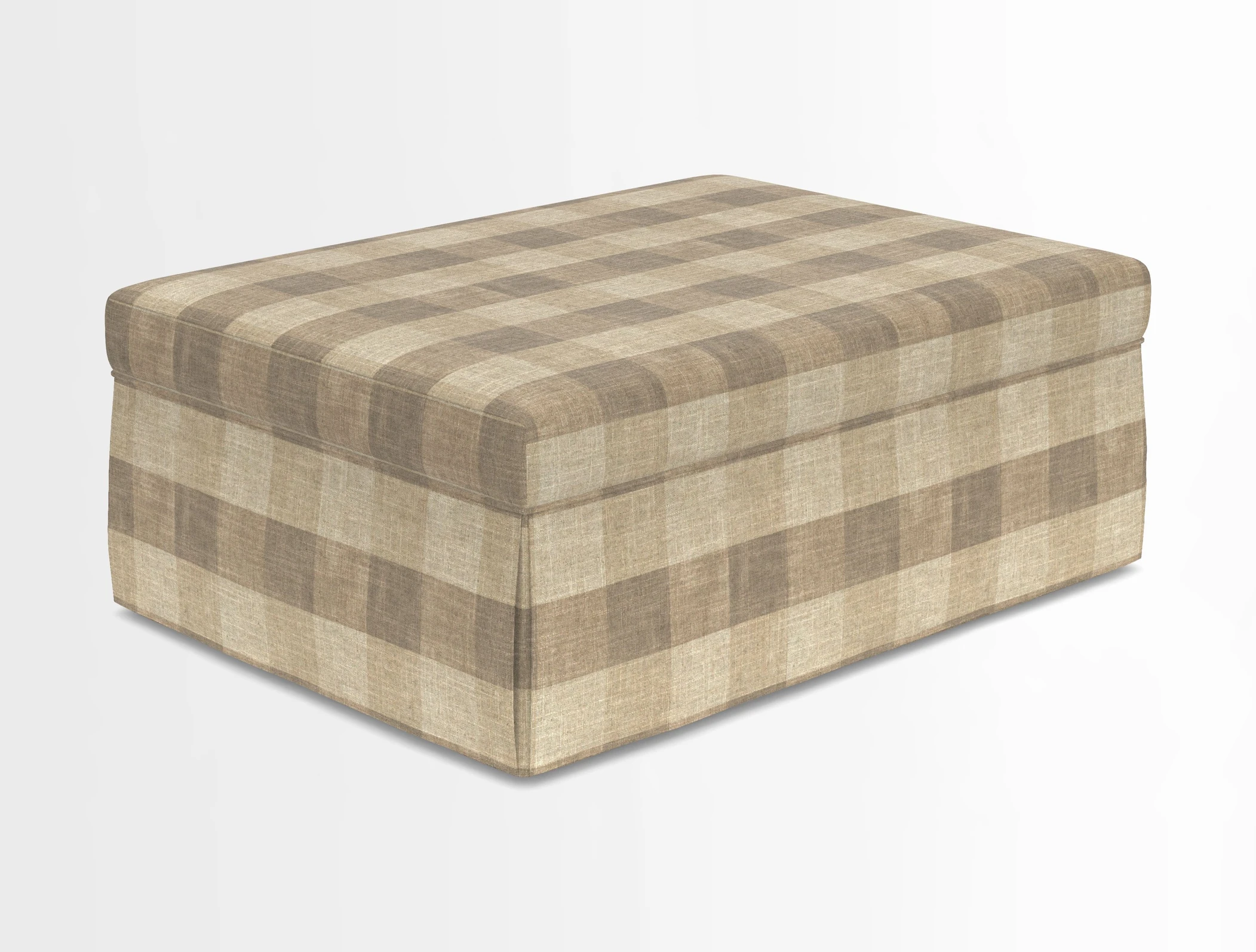 Fontwell footstool in Globe Thistle Storm