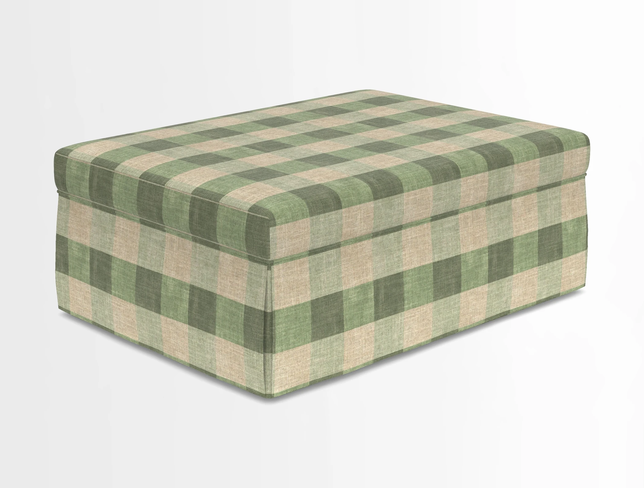 Fontwell footstool in Globe Thistle Storm