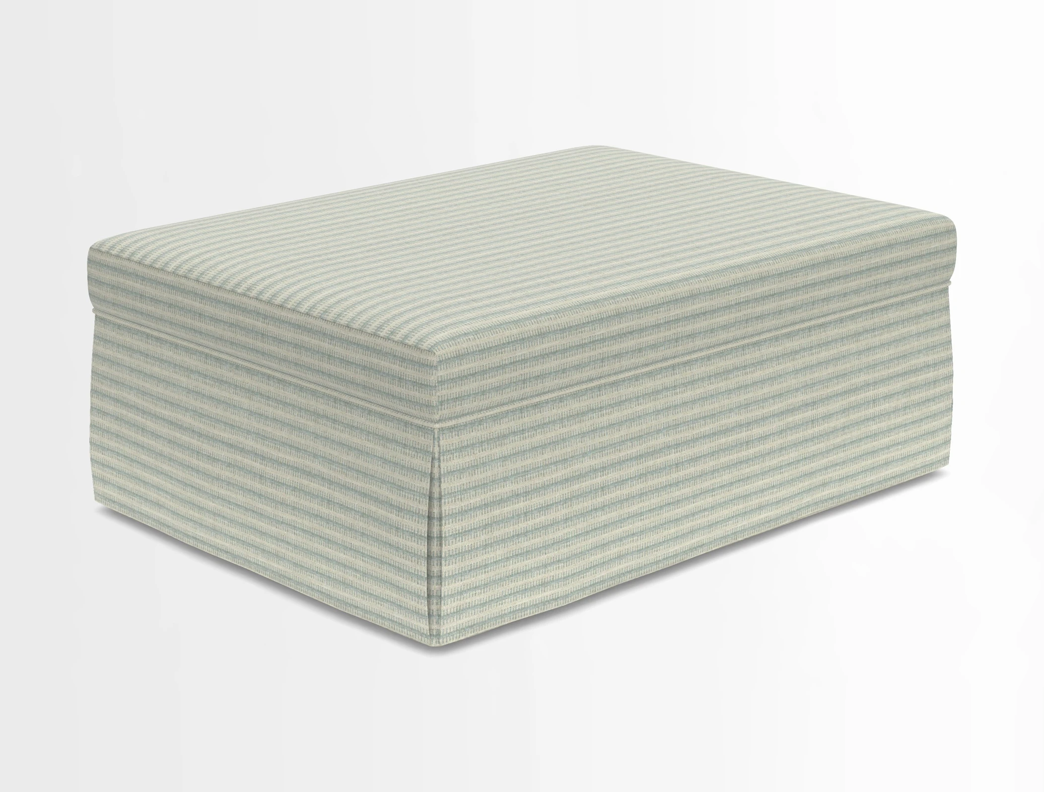 Fontwell footstool in Globe Thistle Storm