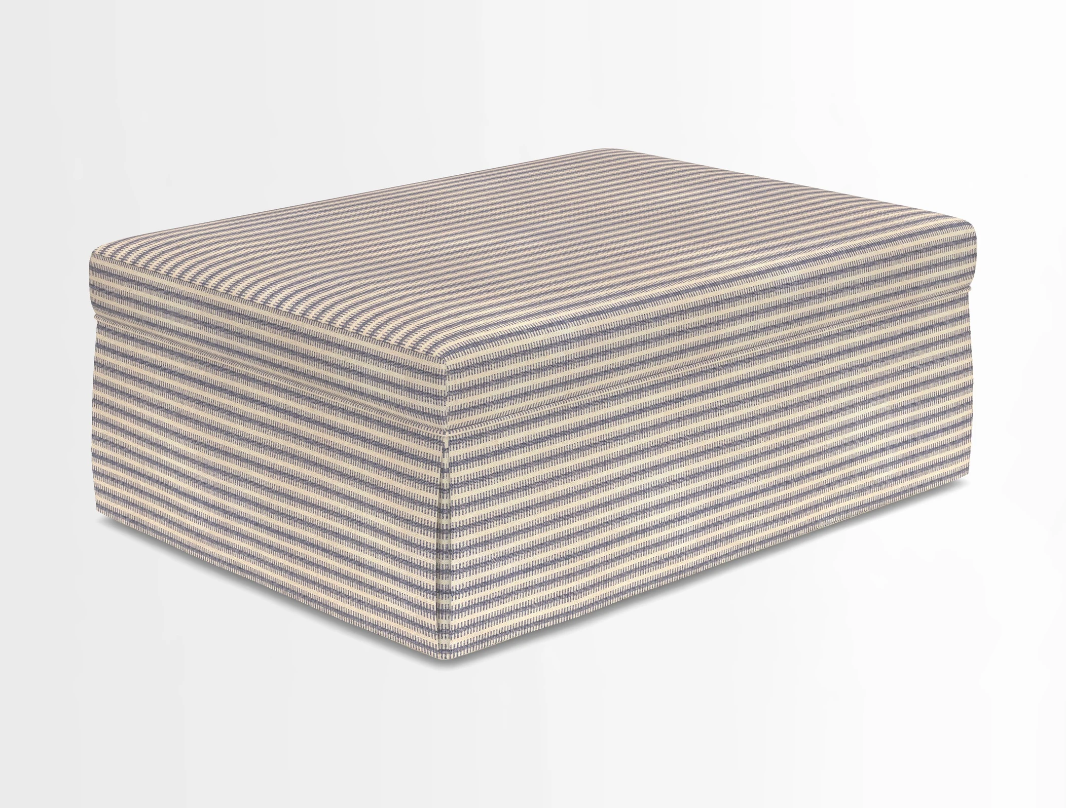 Fontwell footstool in Globe Thistle Storm