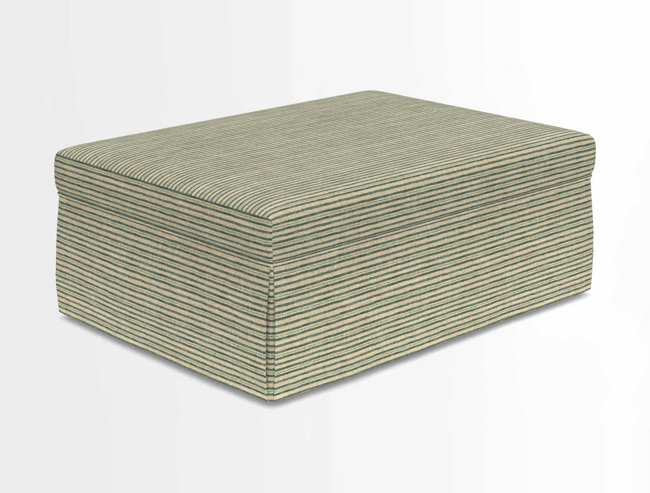 Fontwell footstool in Globe Thistle Storm