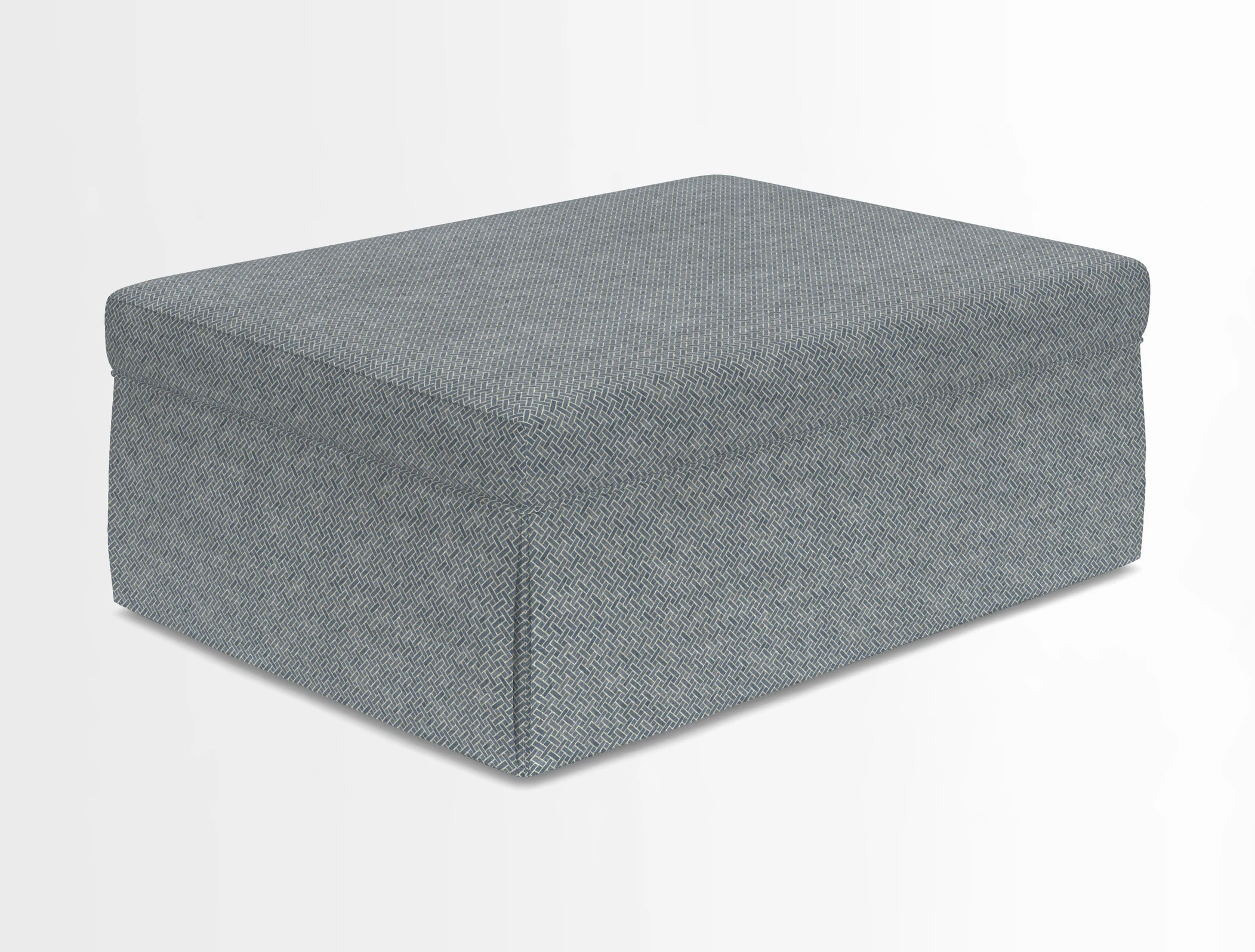 Fontwell footstool in Globe Thistle Storm