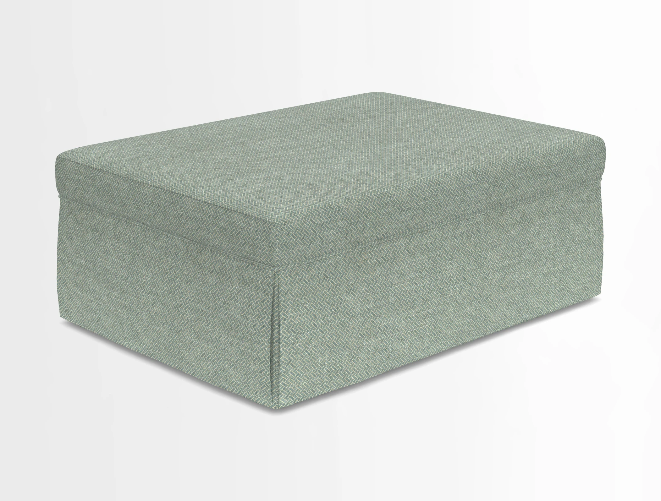 Fontwell footstool in Globe Thistle Storm