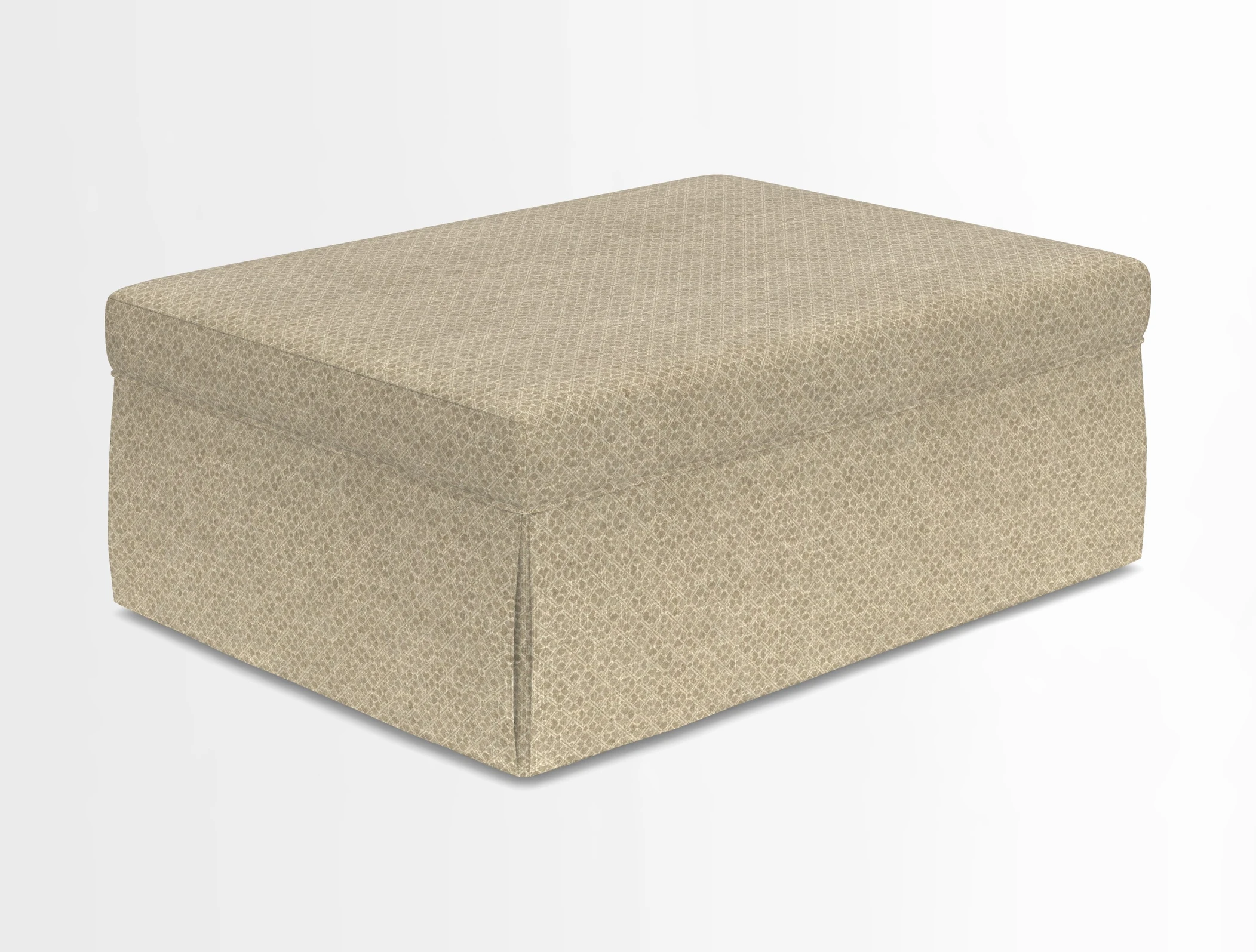 Fontwell footstool in Globe Thistle Storm