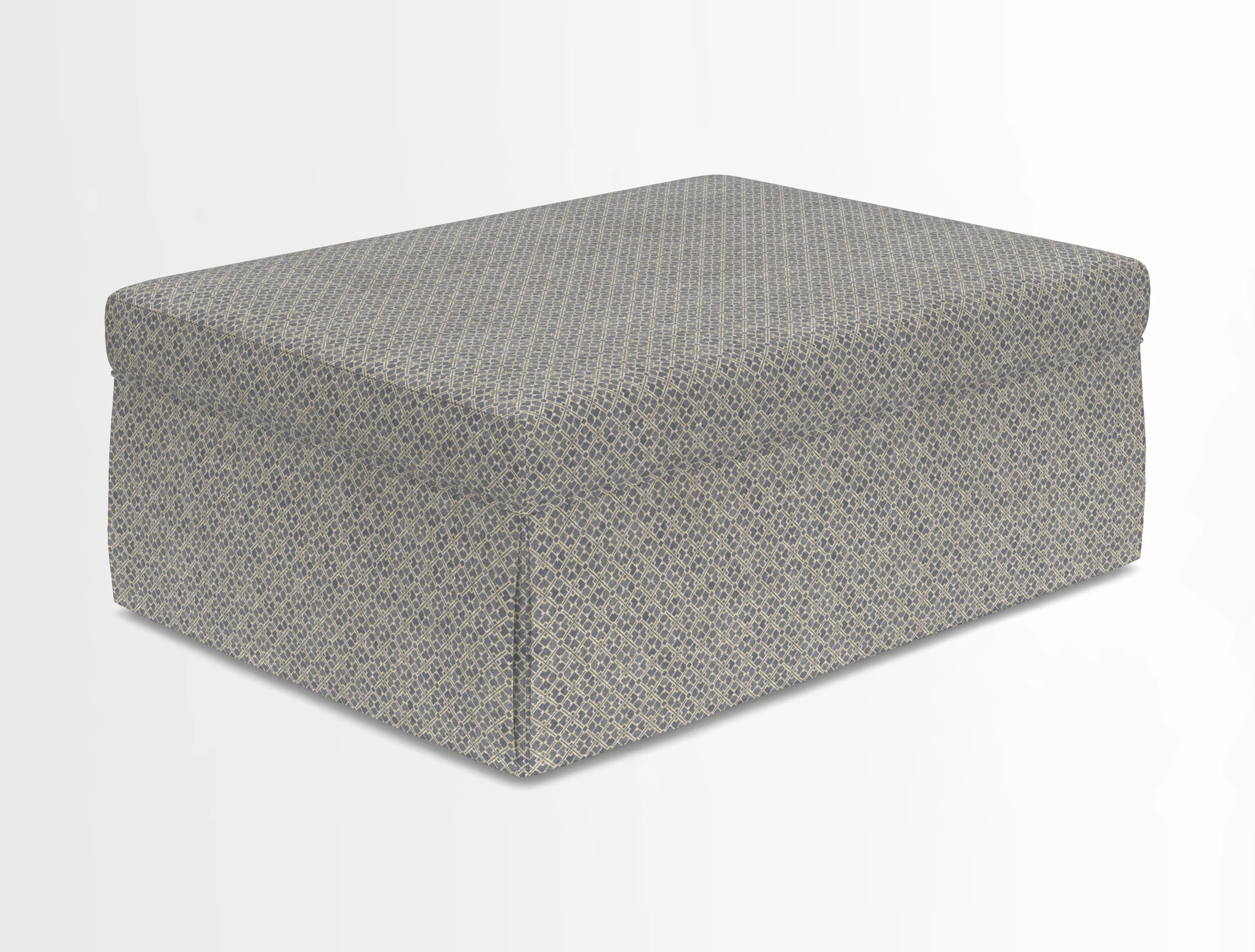 Fontwell footstool in Globe Thistle Storm