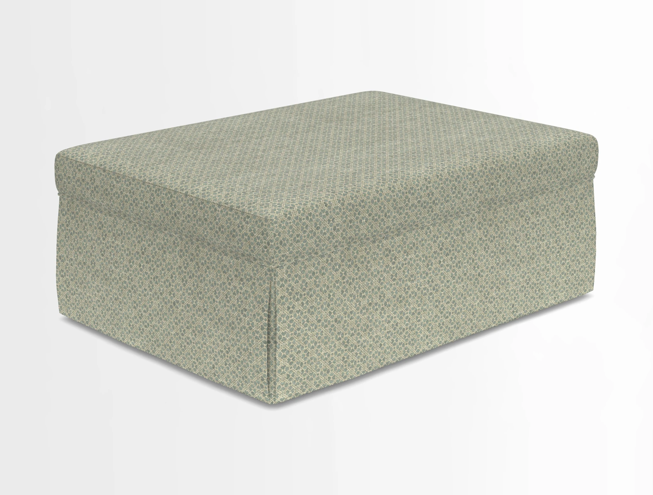 Fontwell footstool in Globe Thistle Storm