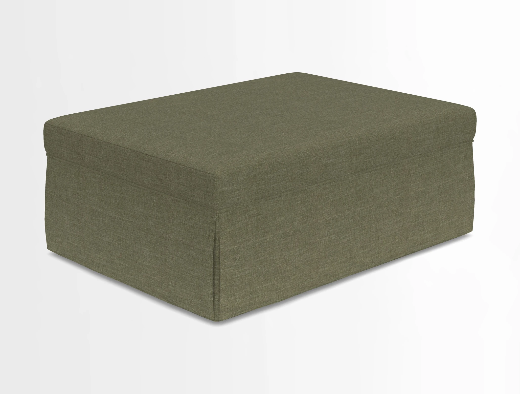 Fontwell footstool in Globe Thistle Storm