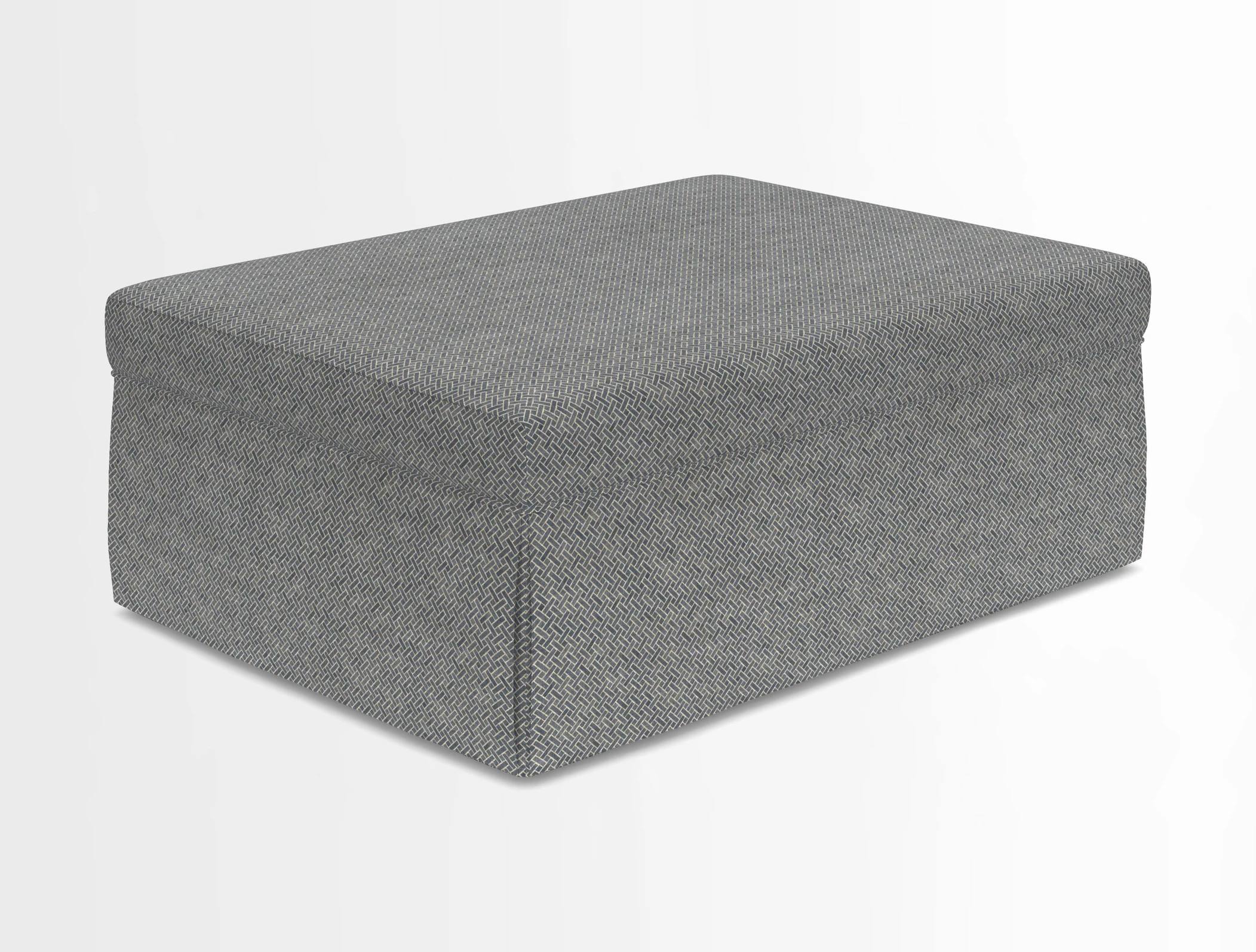 Fontwell footstool in Globe Thistle Storm
