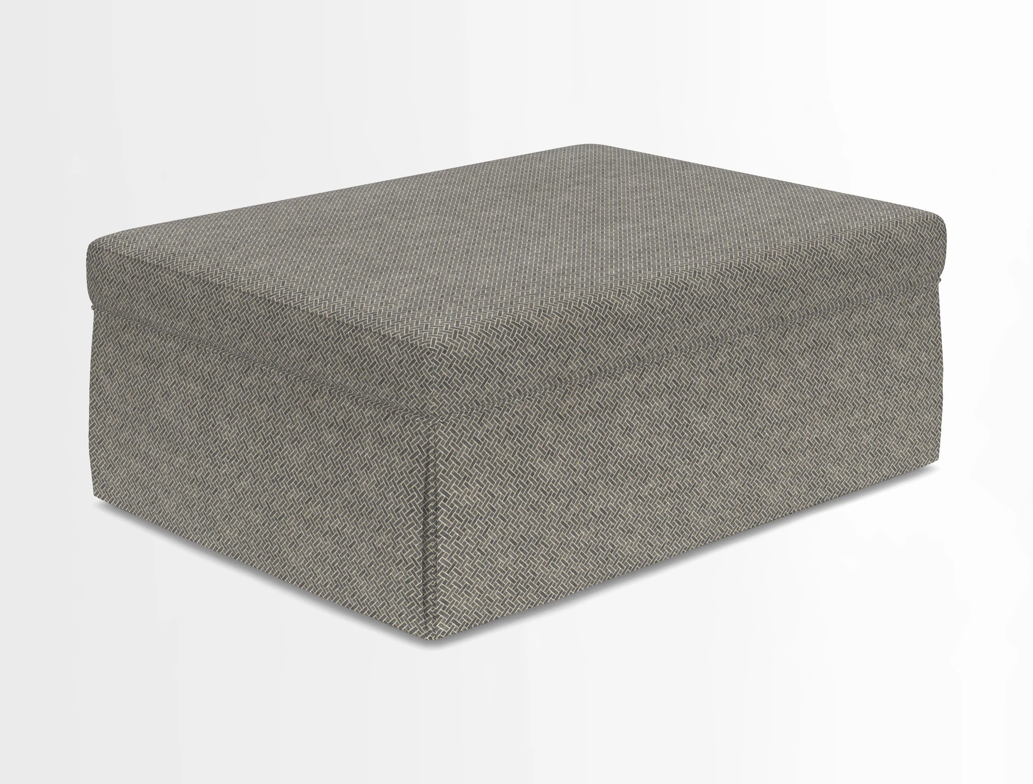 Fontwell footstool in Globe Thistle Storm