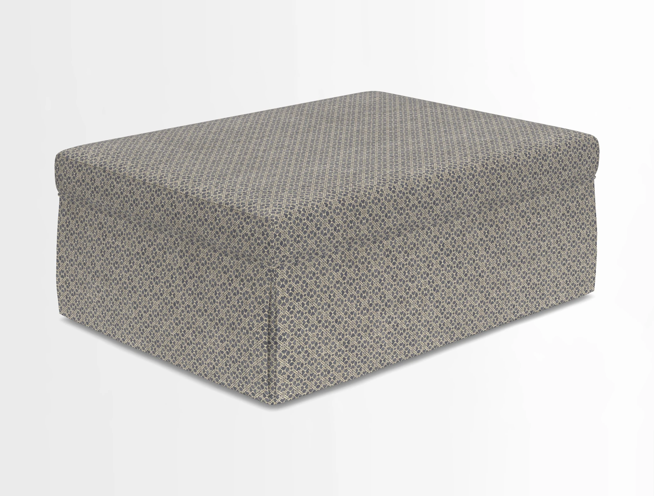 Fontwell footstool in Globe Thistle Storm