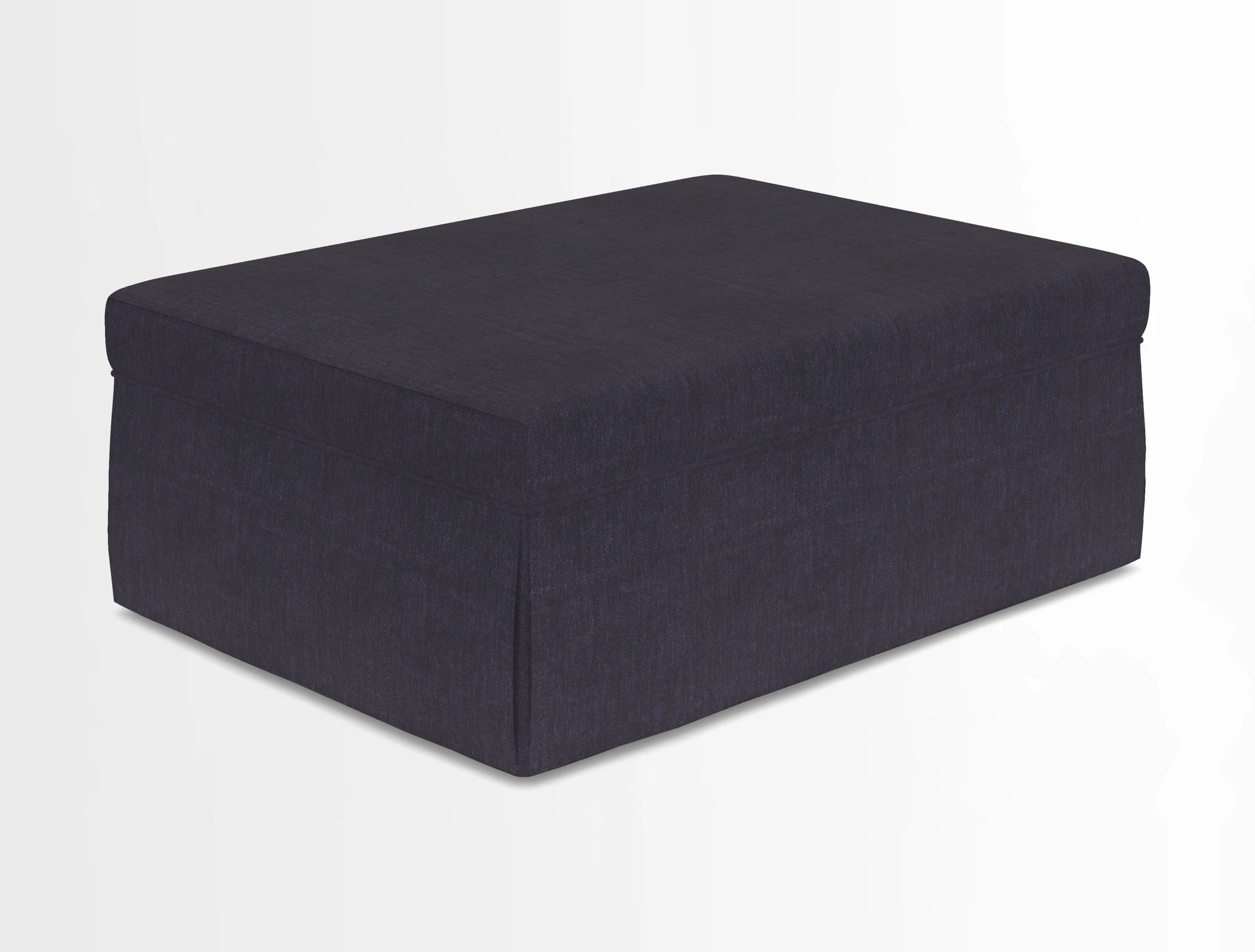 Fontwell footstool in Globe Thistle Storm