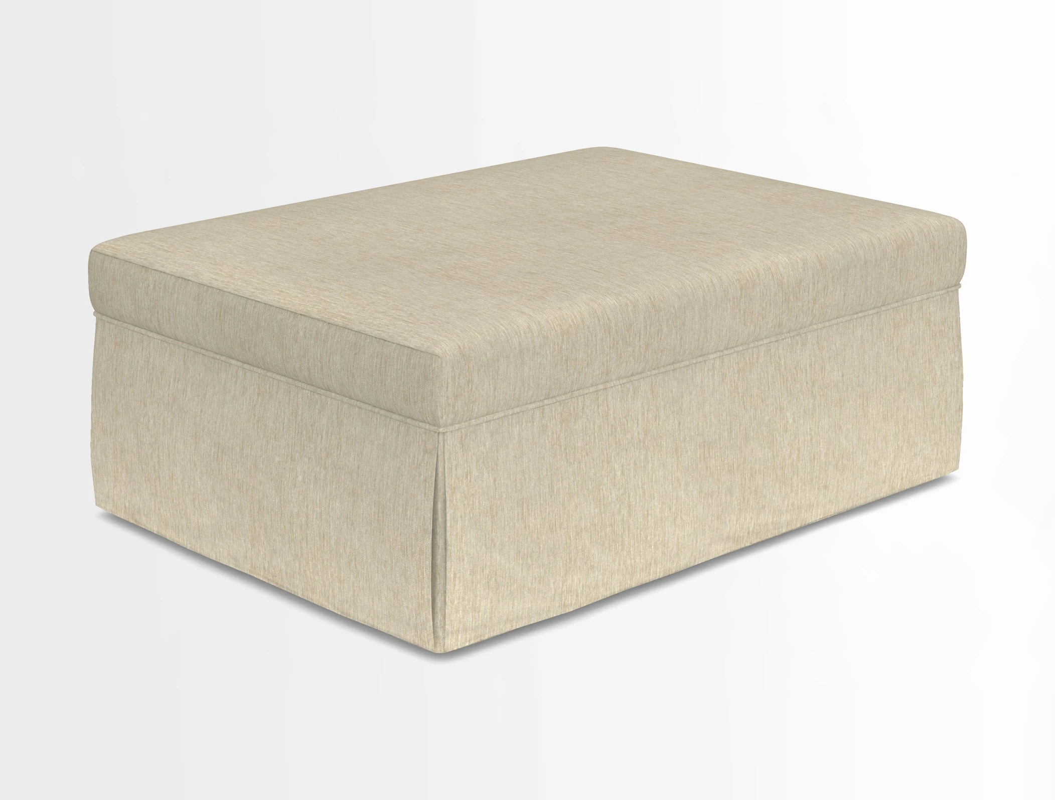 Fontwell footstool in Globe Thistle Storm