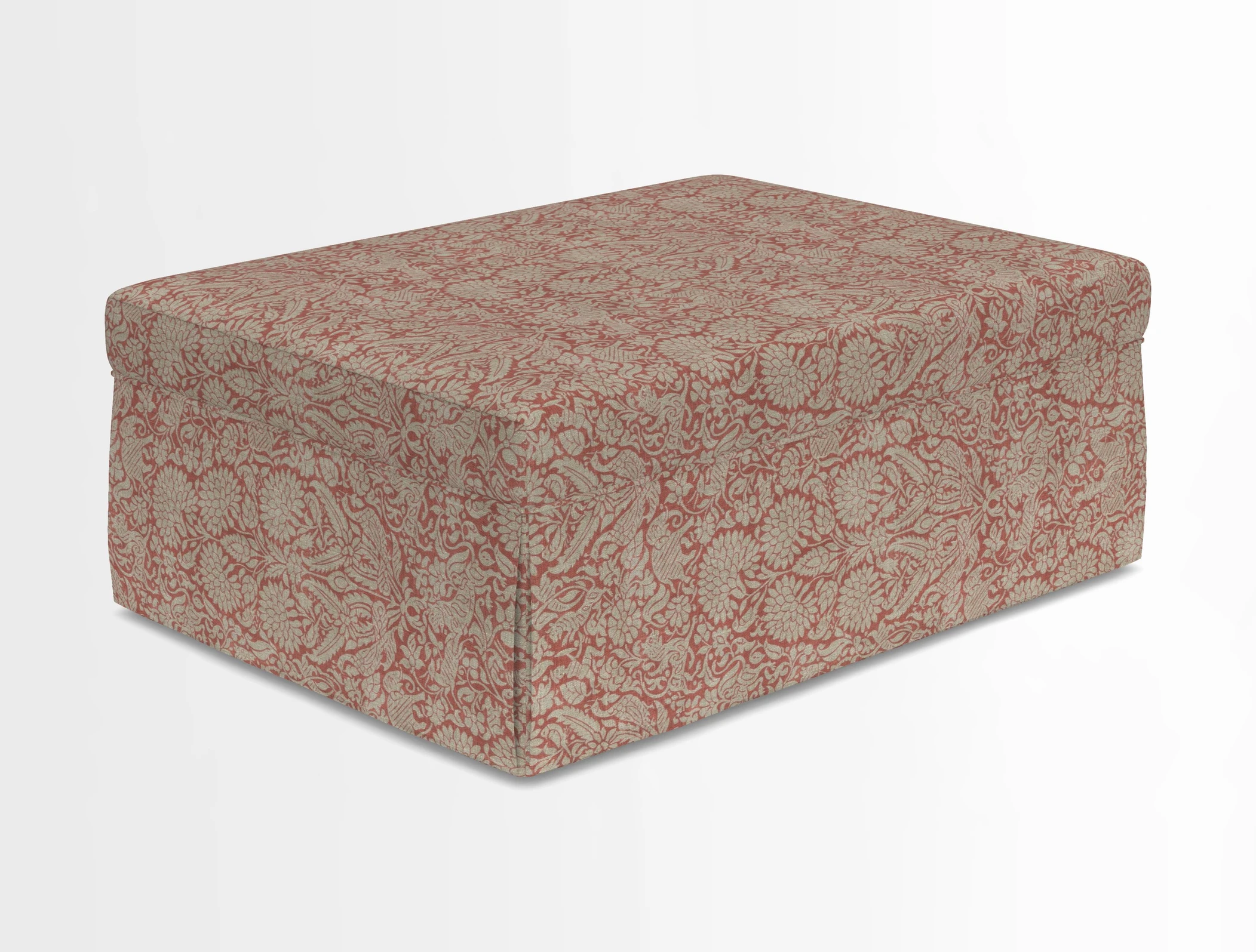 Fontwell footstool in Globe Thistle Storm