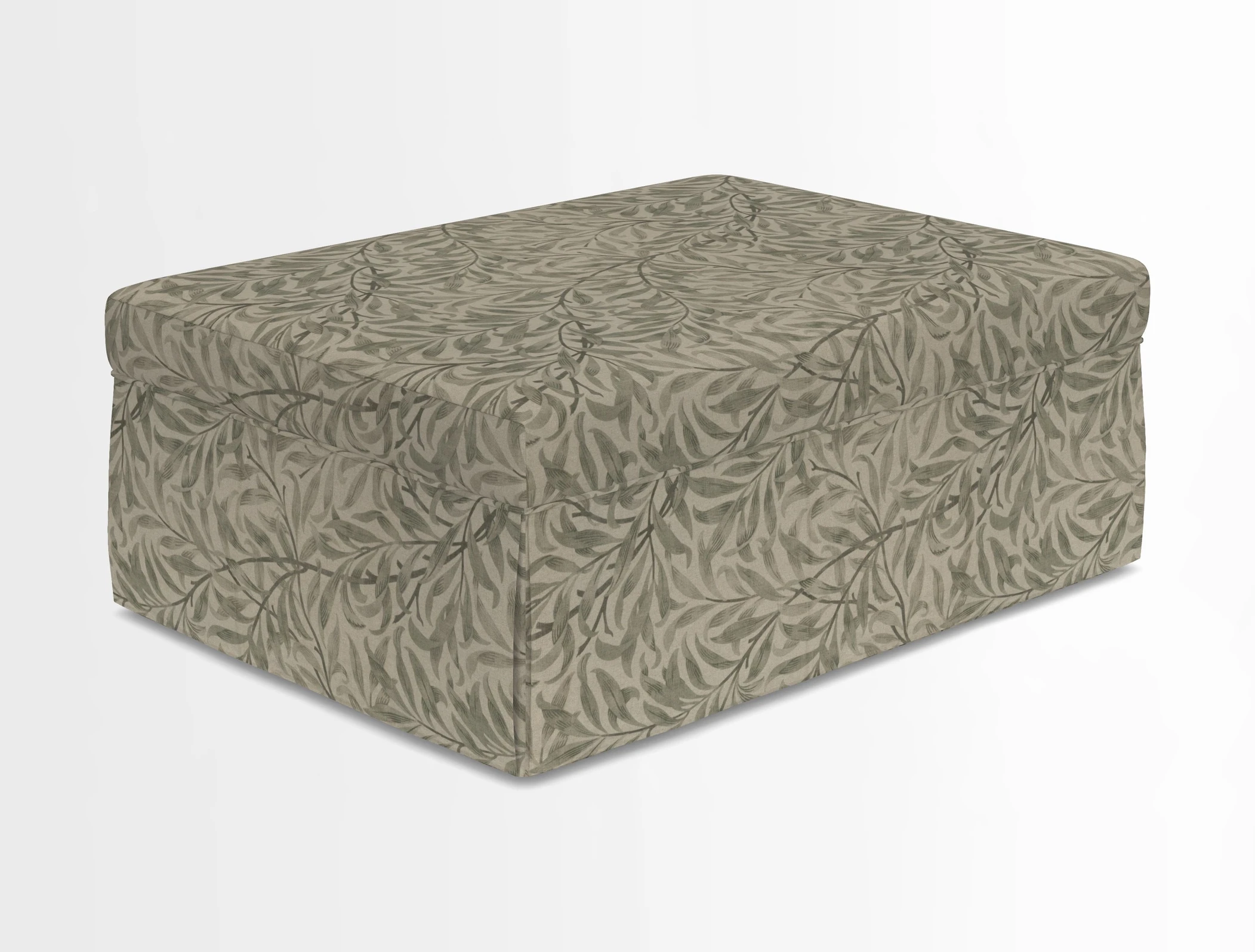 Fontwell footstool in Globe Thistle Storm