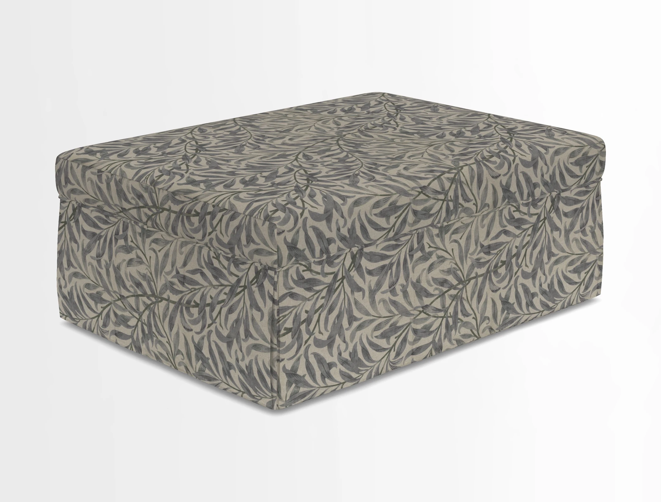 Fontwell footstool in Globe Thistle Storm