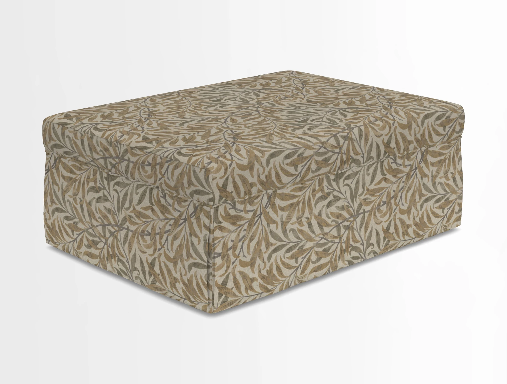 Fontwell footstool in Globe Thistle Storm