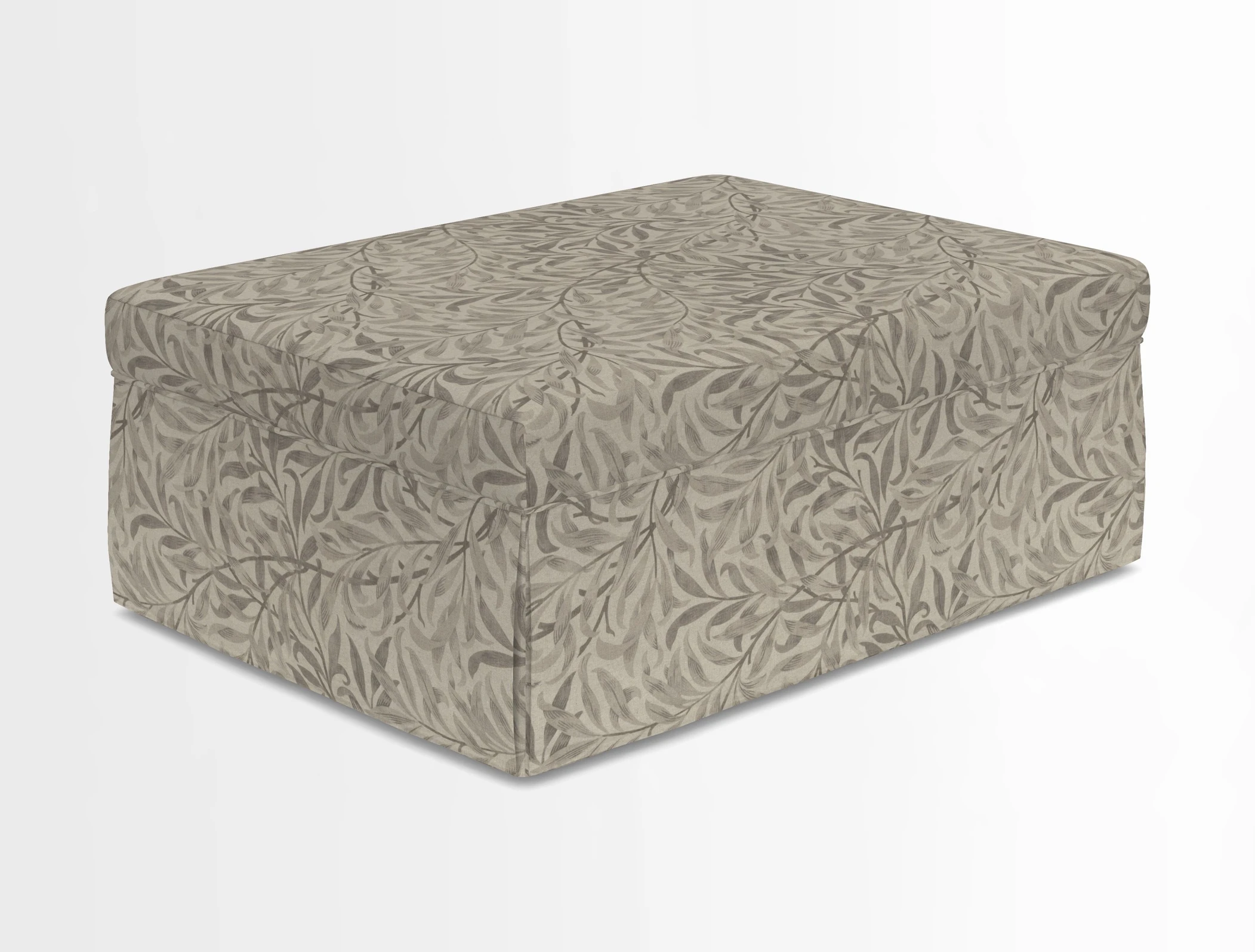 Fontwell footstool in Globe Thistle Storm