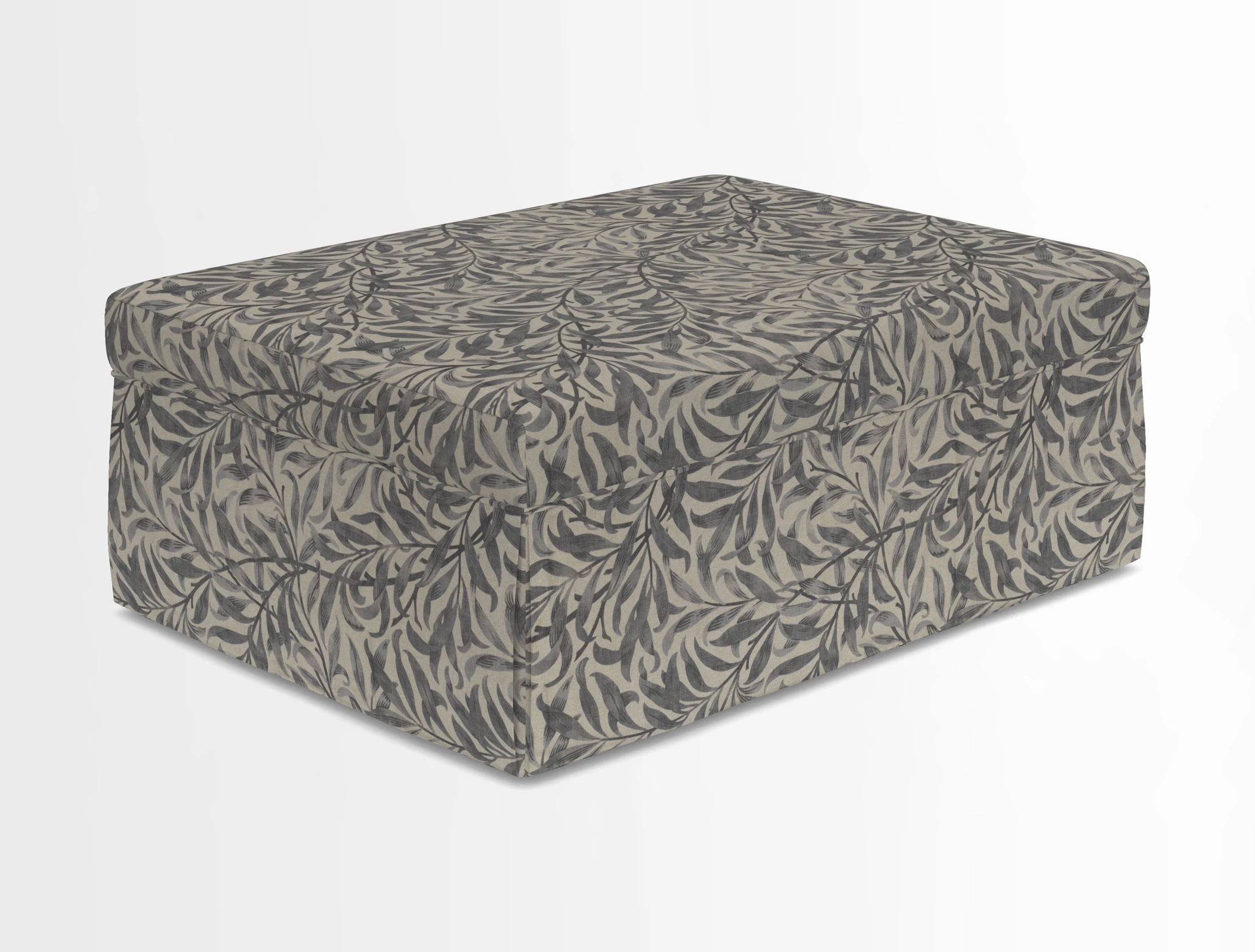 Fontwell footstool in Globe Thistle Storm