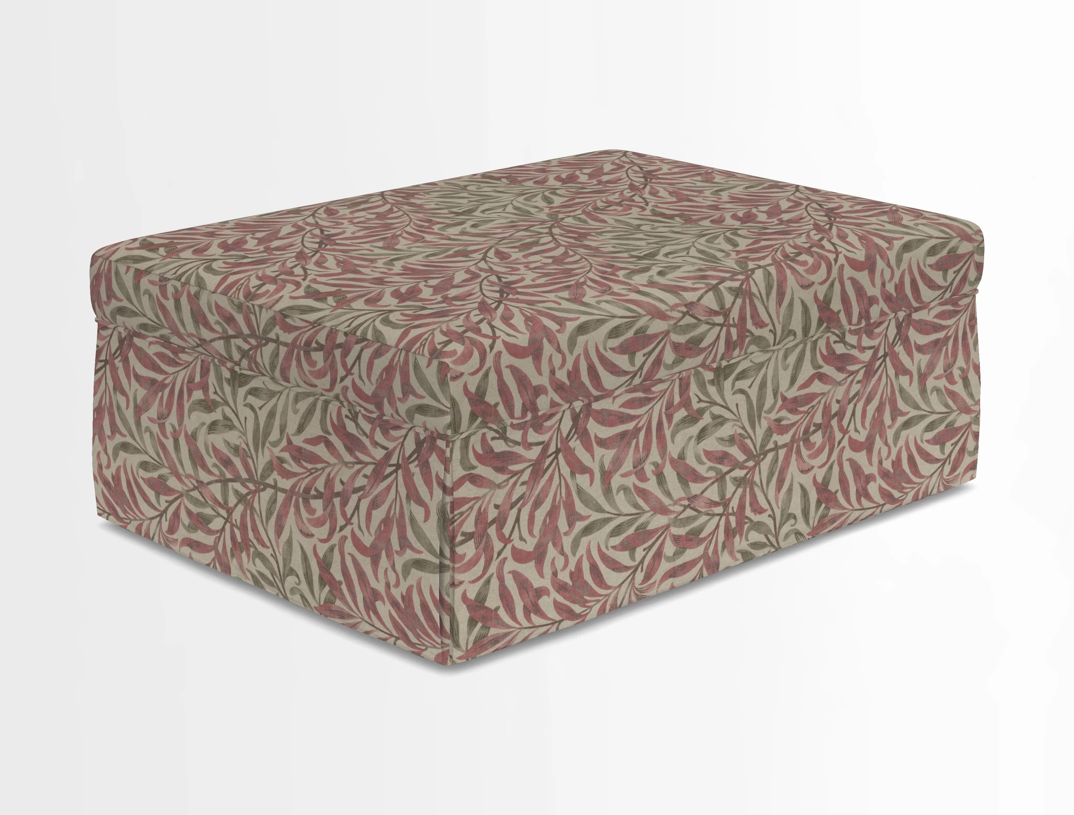 Fontwell footstool in Globe Thistle Storm