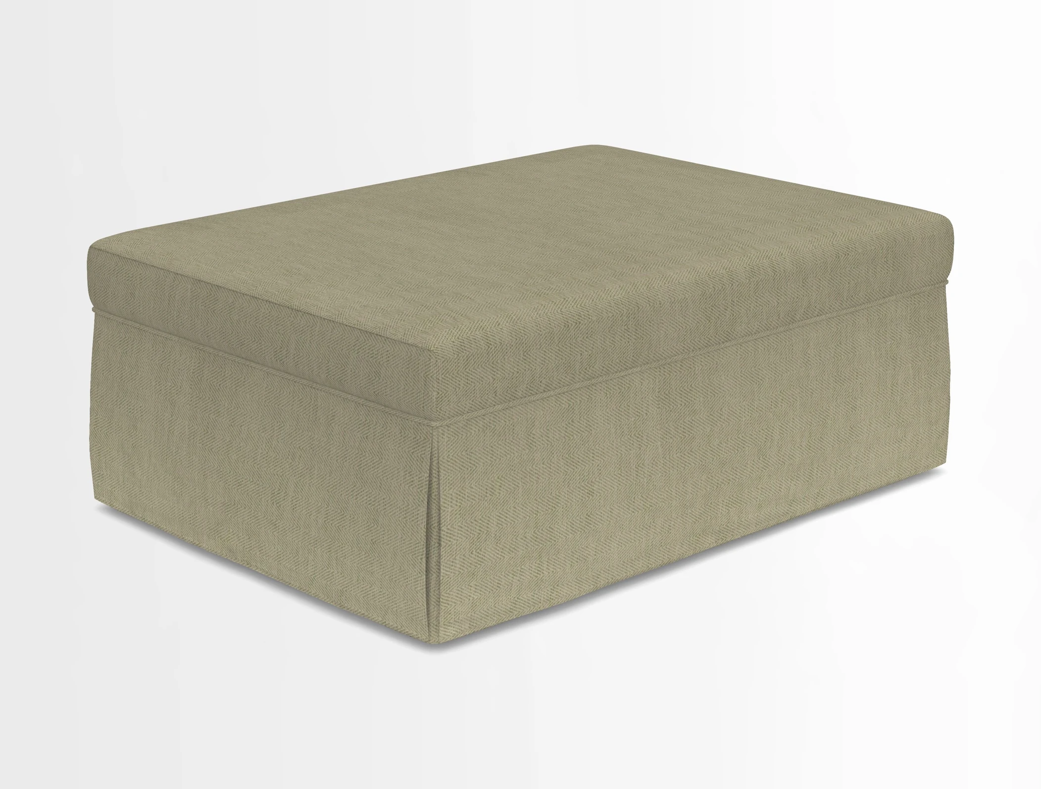 Fontwell footstool in Globe Thistle Storm
