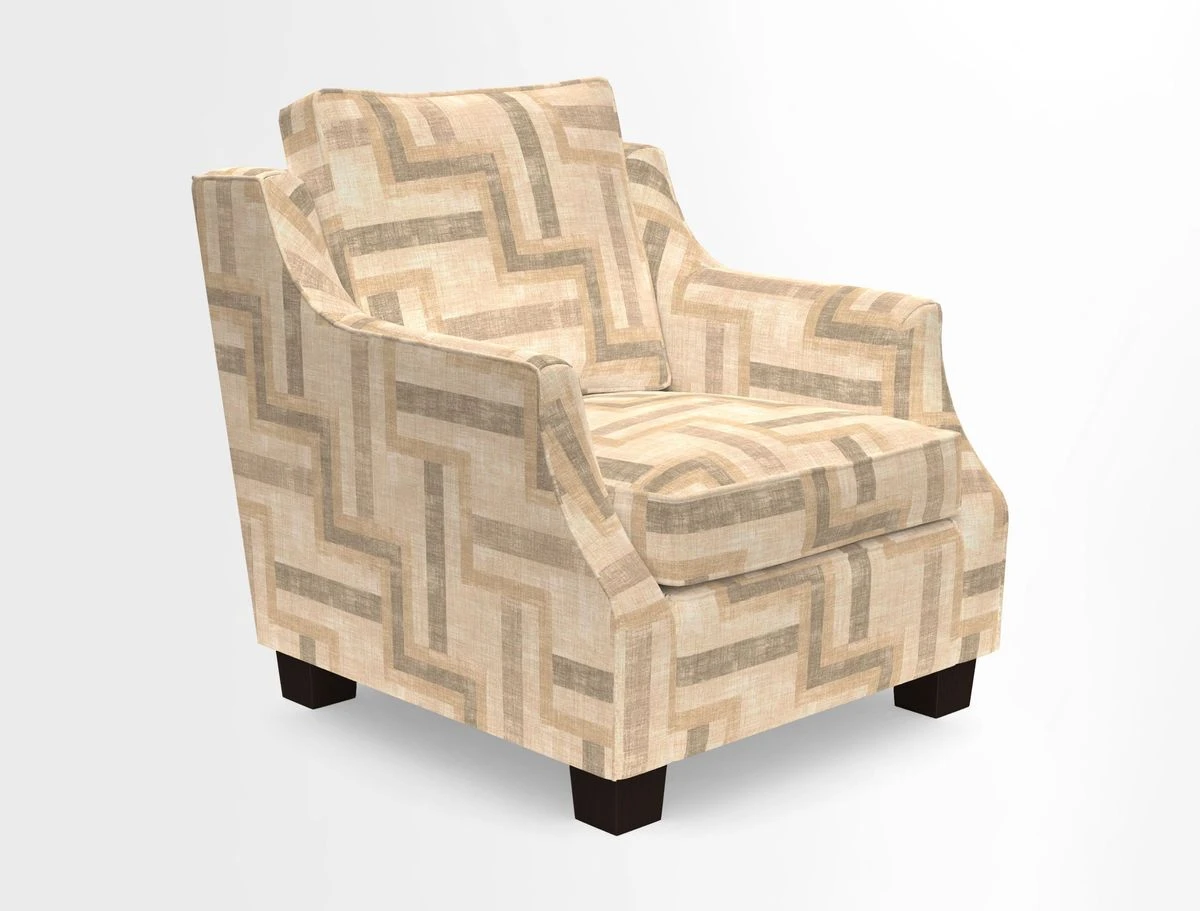 GIigglewick Chair in Two Tone Plain Biscuit