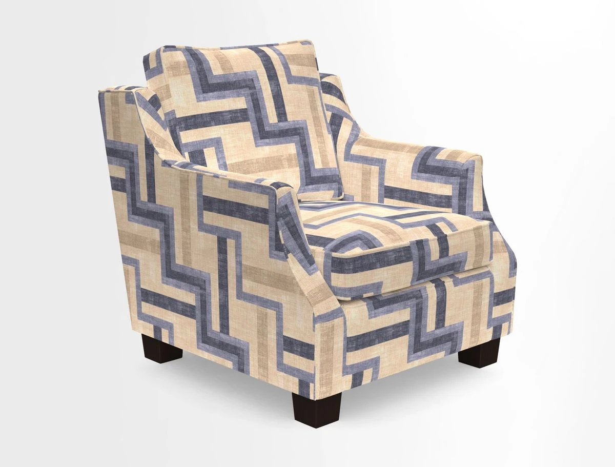 GIigglewick Chair in Two Tone Plain Biscuit