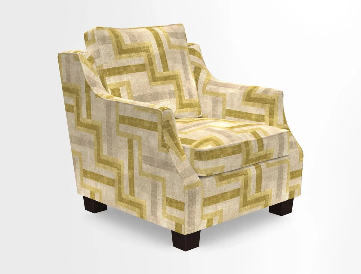 GIigglewick Chair in Two Tone Plain Biscuit