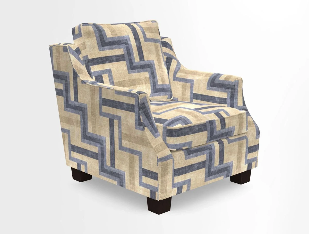 GIigglewick Chair in Two Tone Plain Biscuit