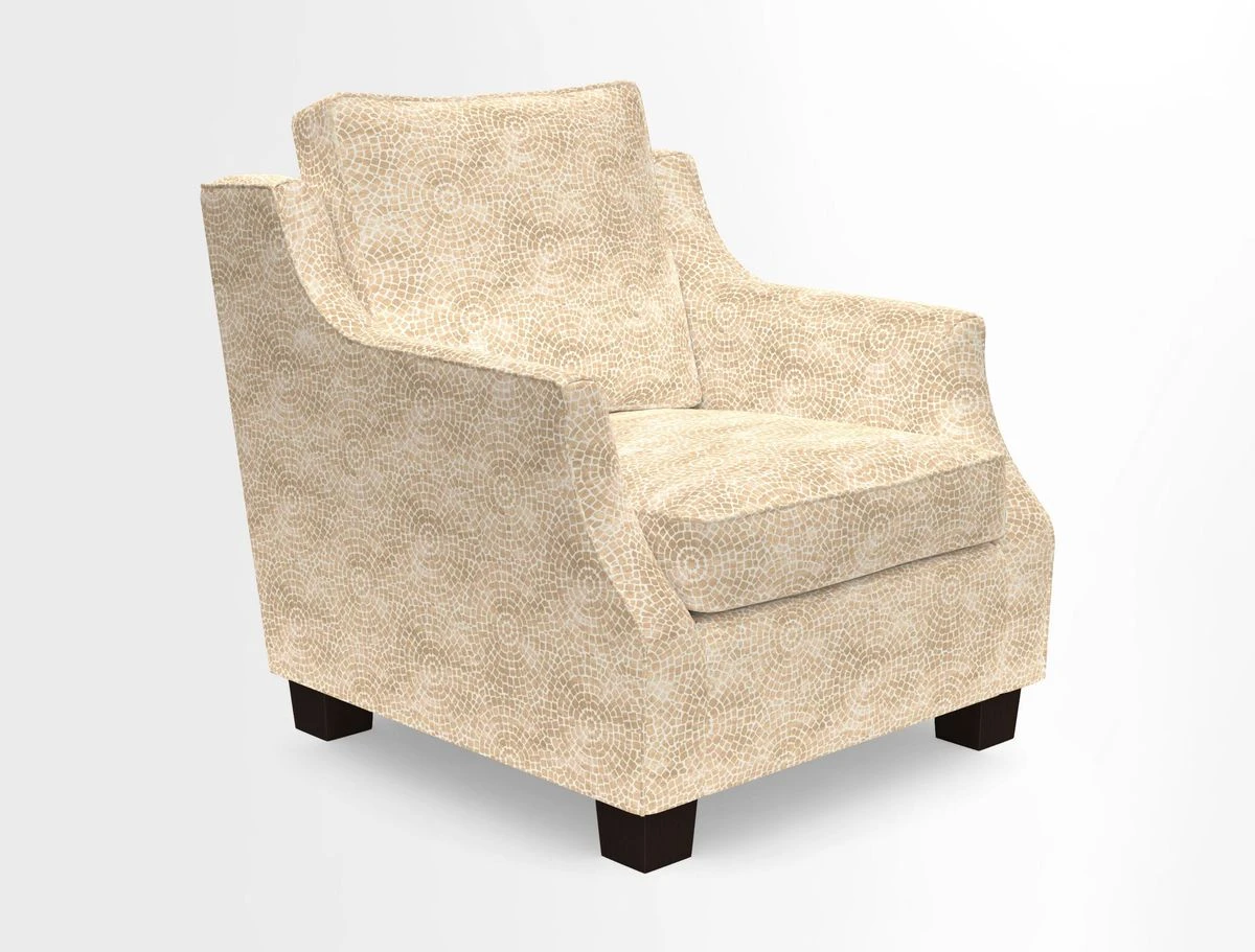 GIigglewick Chair in Two Tone Plain Biscuit