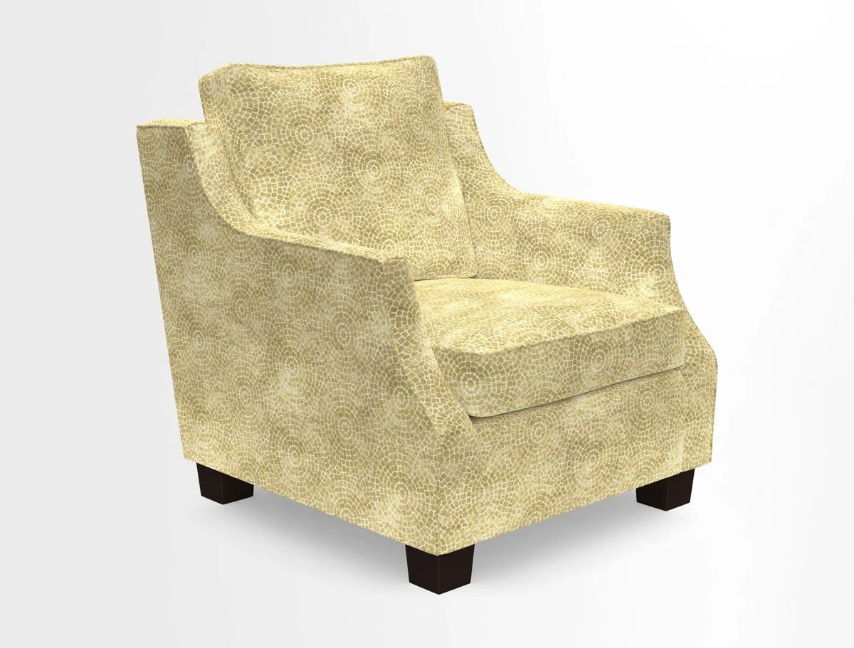 GIigglewick Chair in Two Tone Plain Biscuit