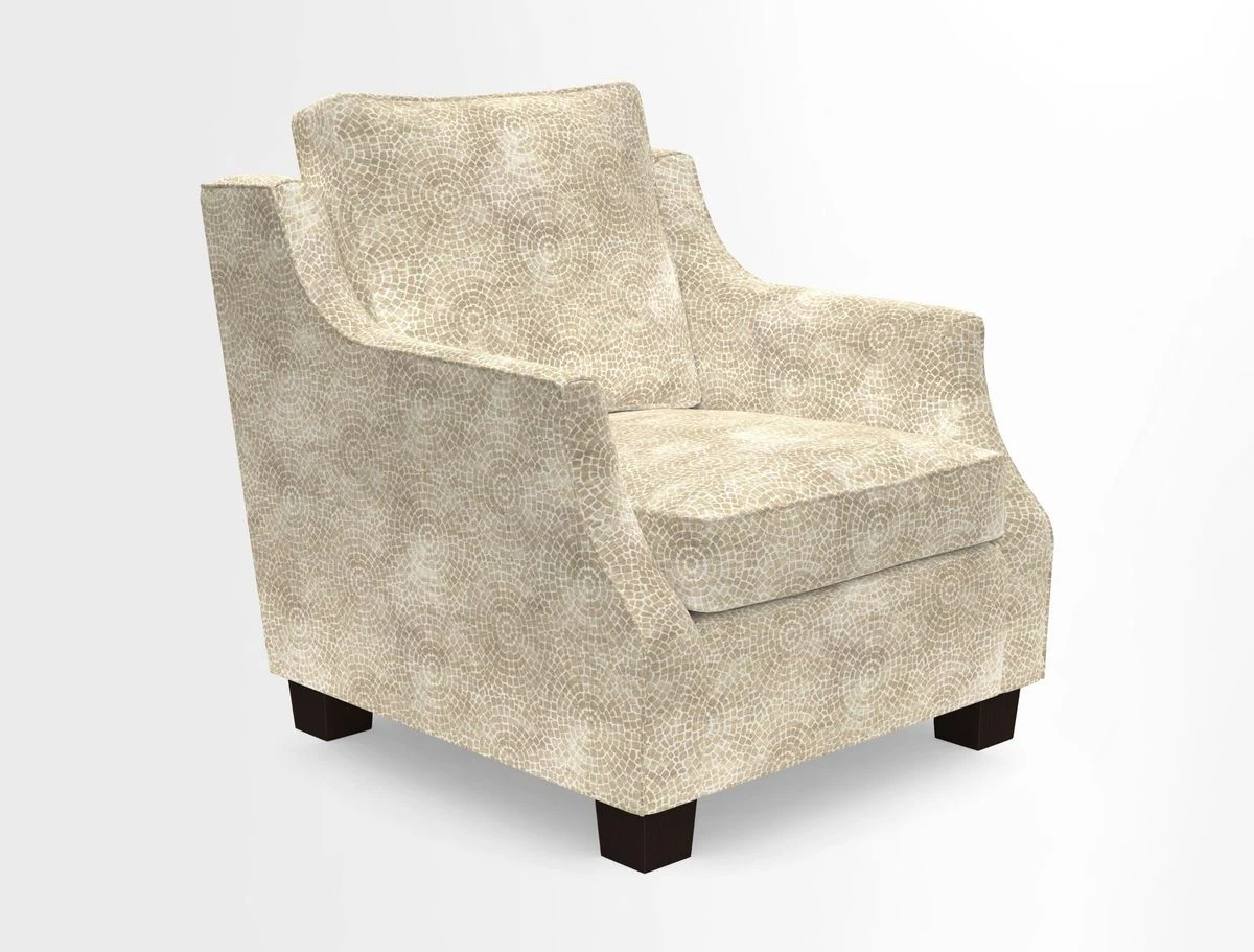 GIigglewick Chair in Two Tone Plain Biscuit