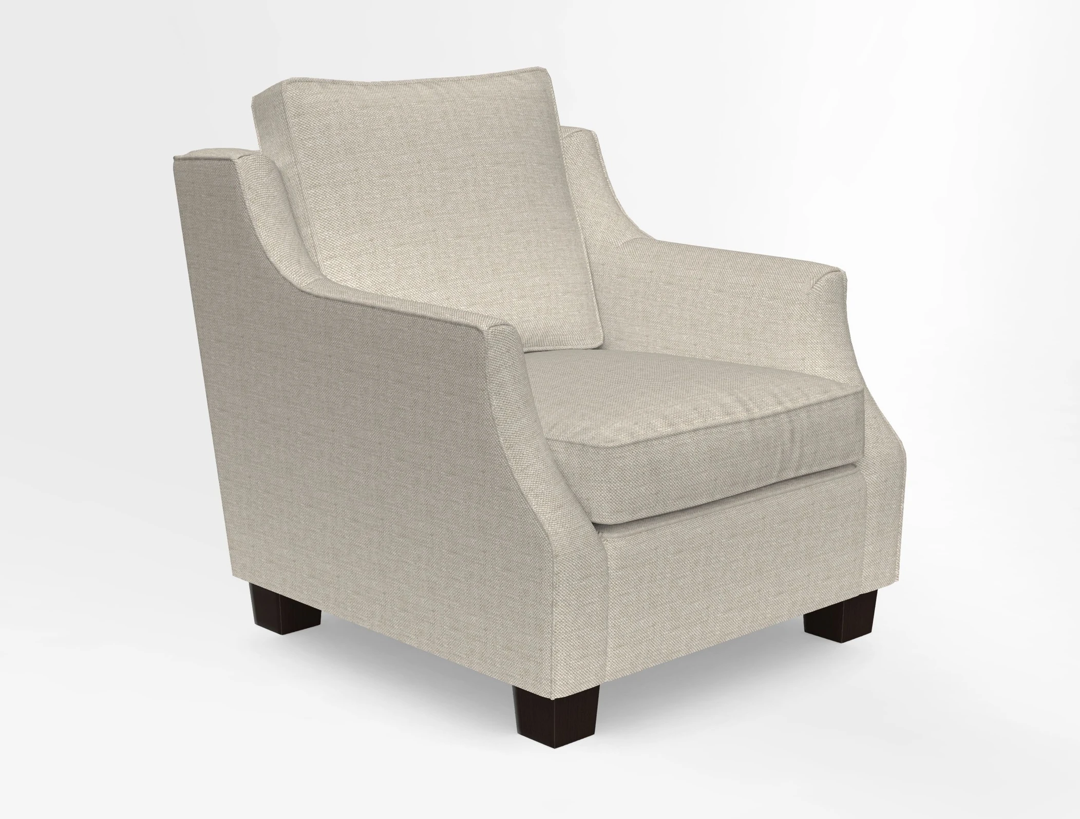 GIigglewick Chair in Two Tone Plain Biscuit
