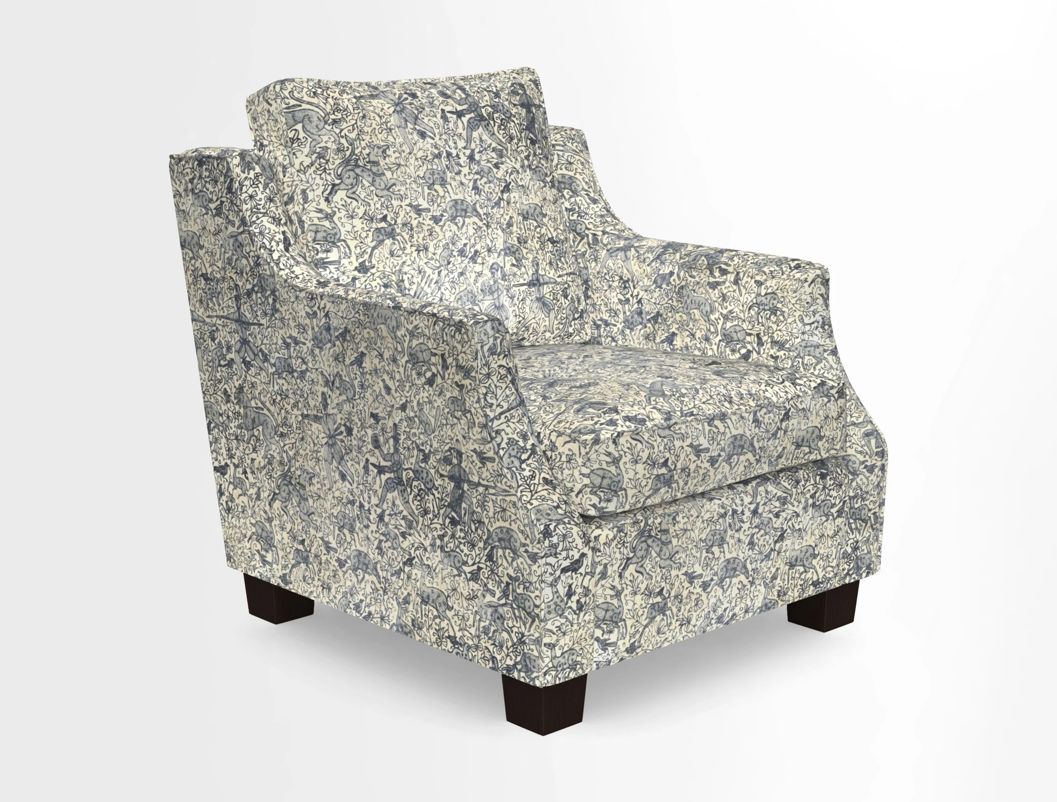 GIigglewick Chair in Two Tone Plain Biscuit