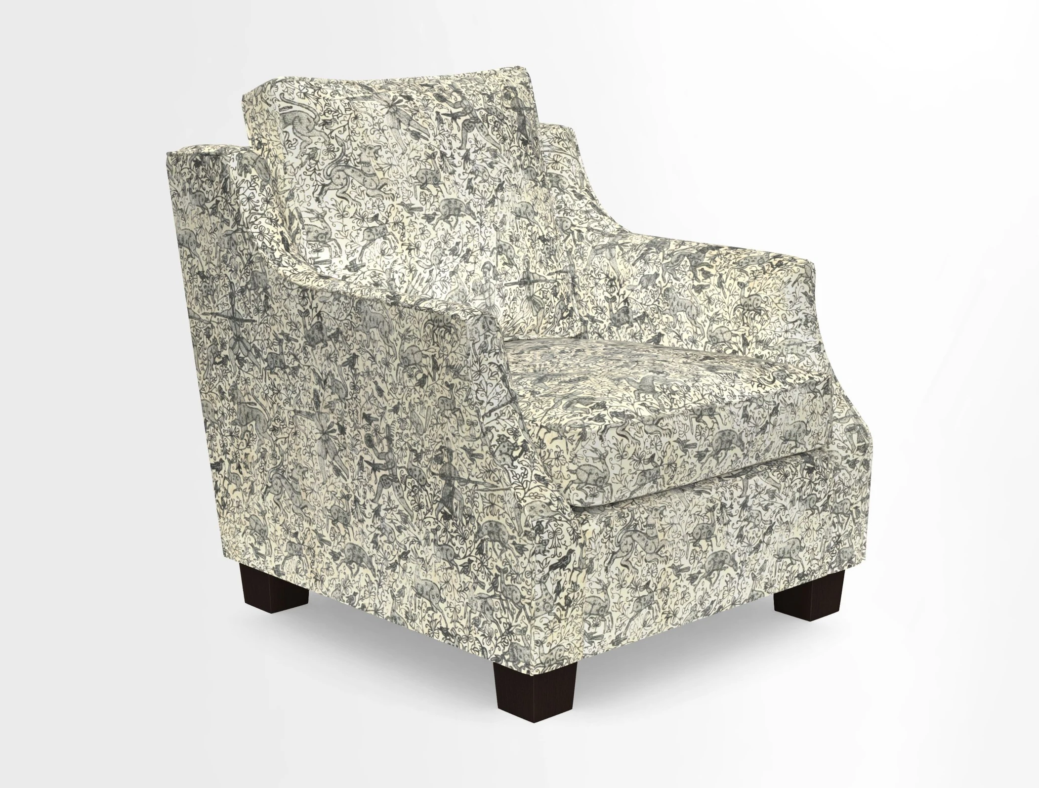 GIigglewick Chair in Two Tone Plain Biscuit