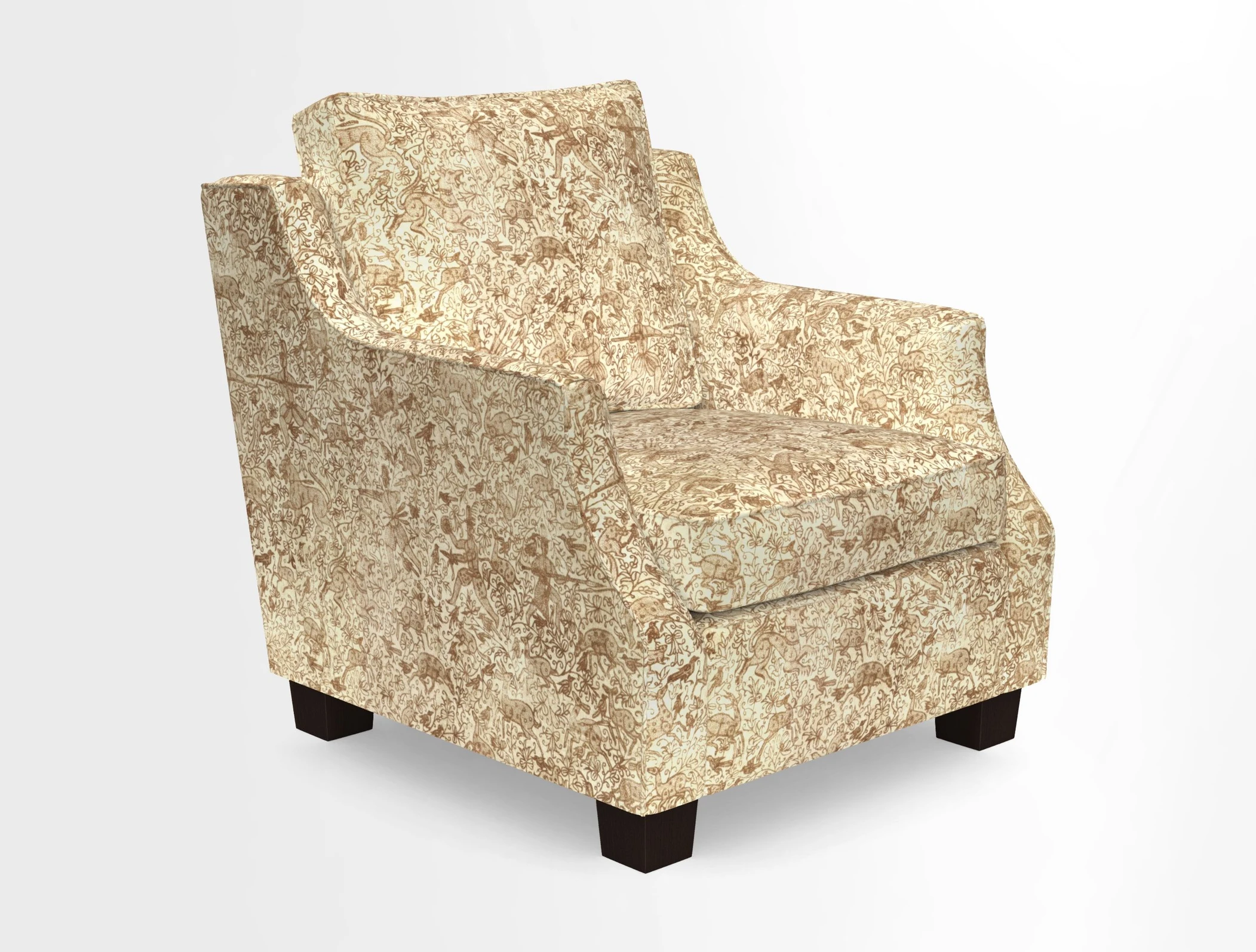 GIigglewick Chair in Two Tone Plain Biscuit