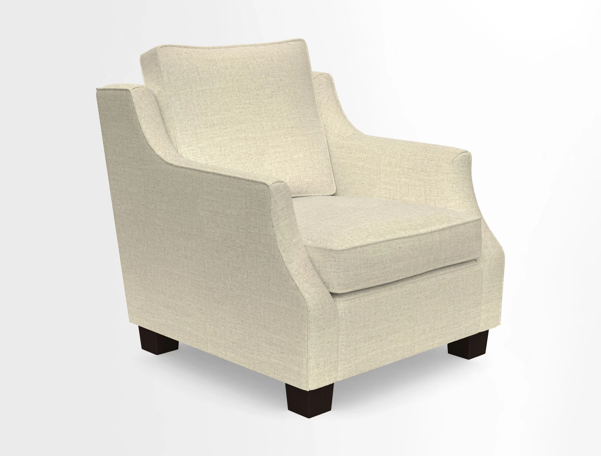 GIigglewick Chair in Two Tone Plain Biscuit