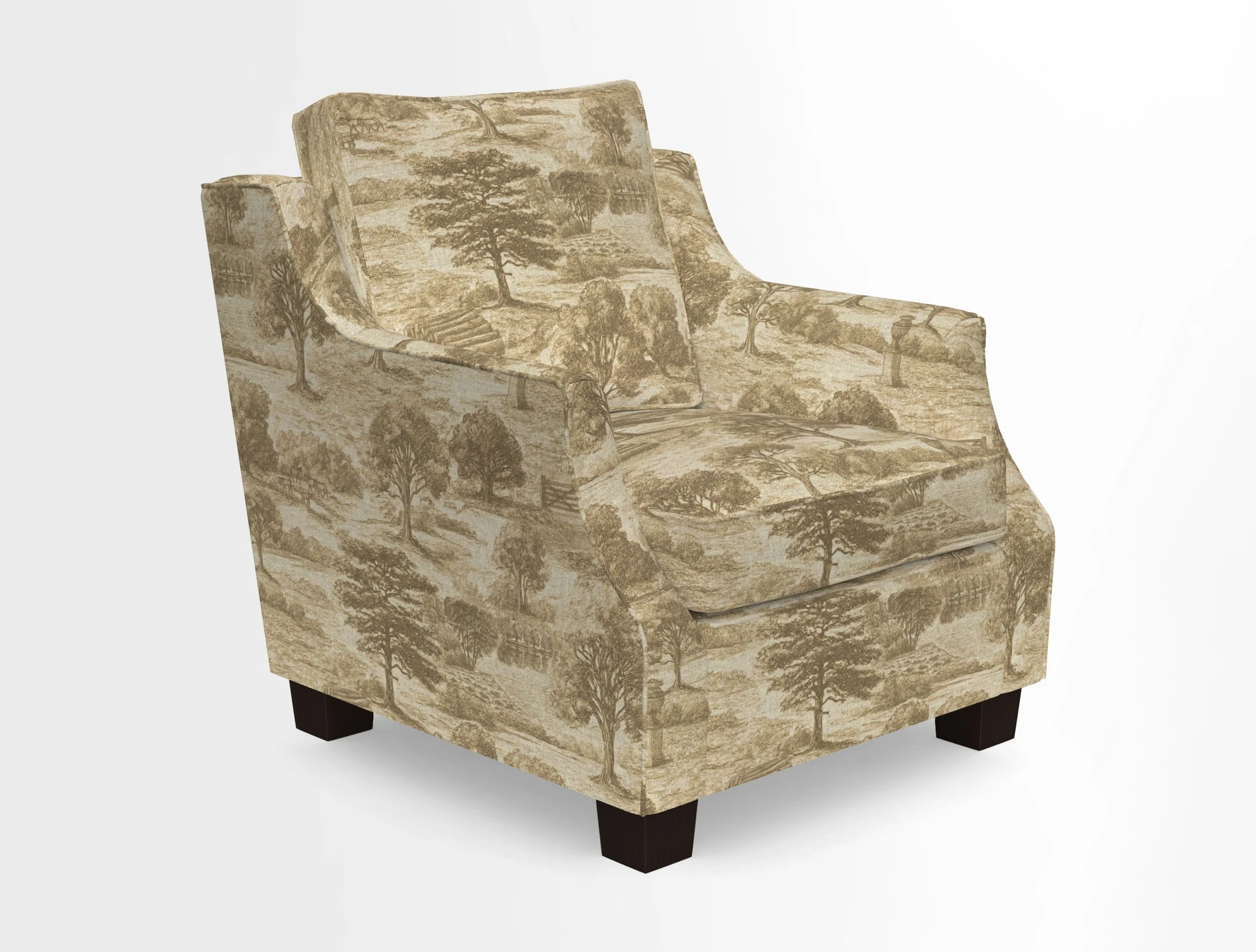 GIigglewick Chair in Two Tone Plain Biscuit