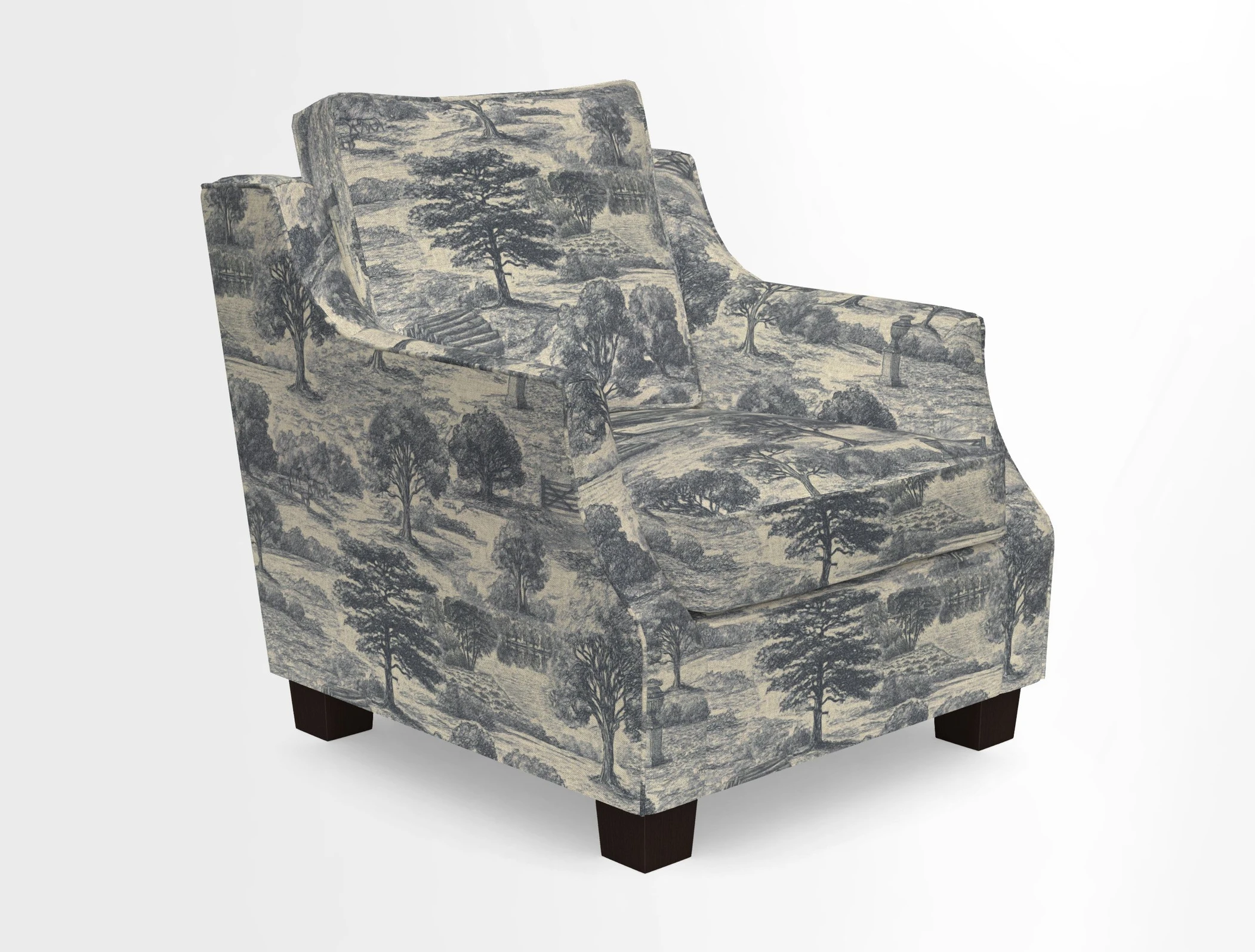 GIigglewick Chair in Two Tone Plain Biscuit