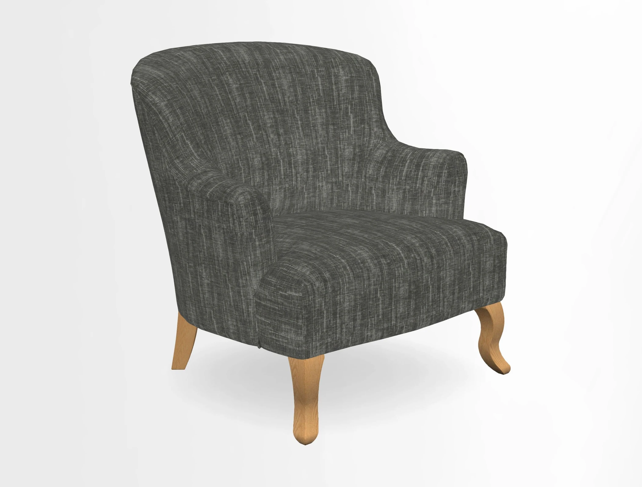 Grassington Chair in Floral Linen Lily Pad Vermillion