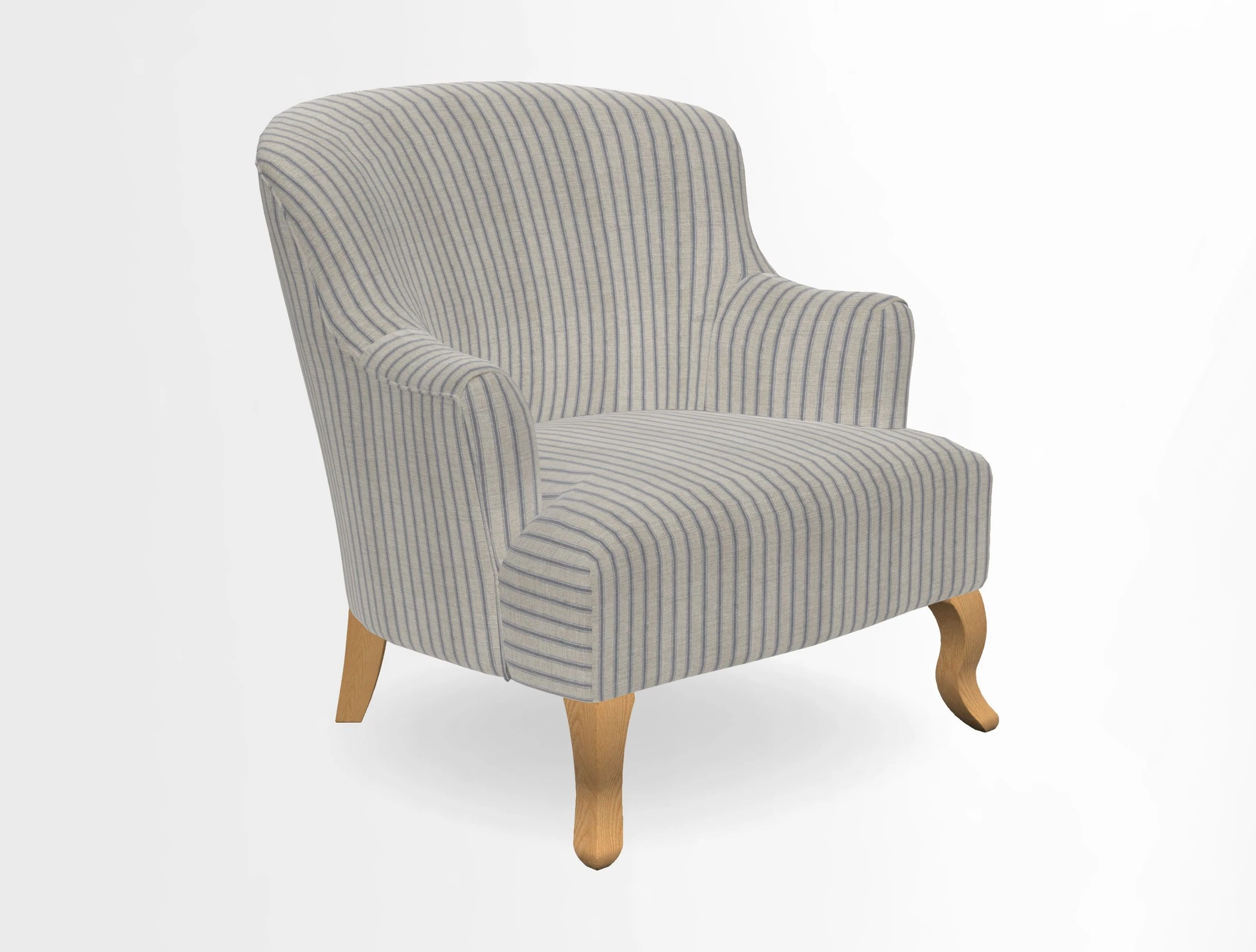 Grassington Chair in Floral Linen Lily Pad Vermillion