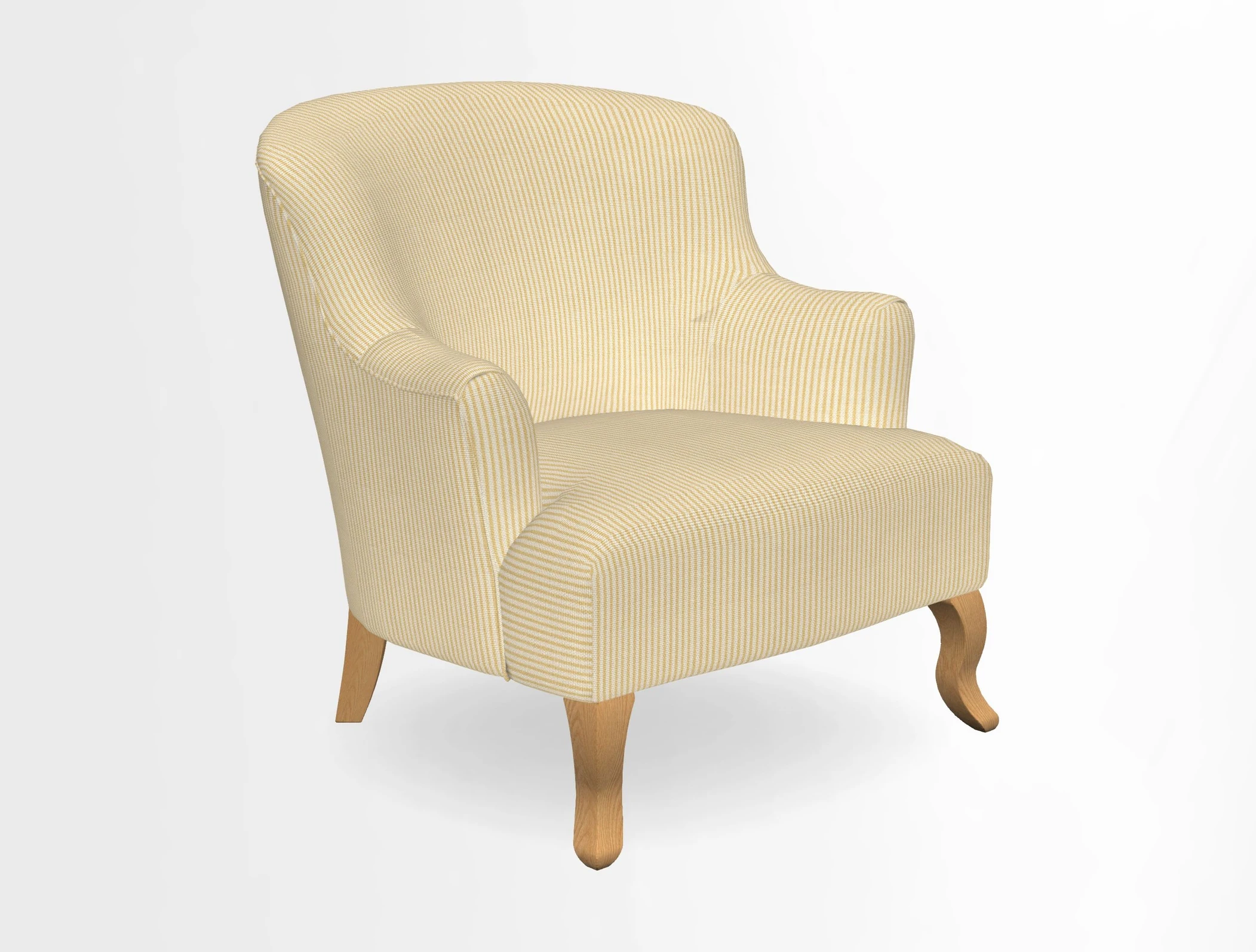 Grassington Chair in Floral Linen Lily Pad Vermillion