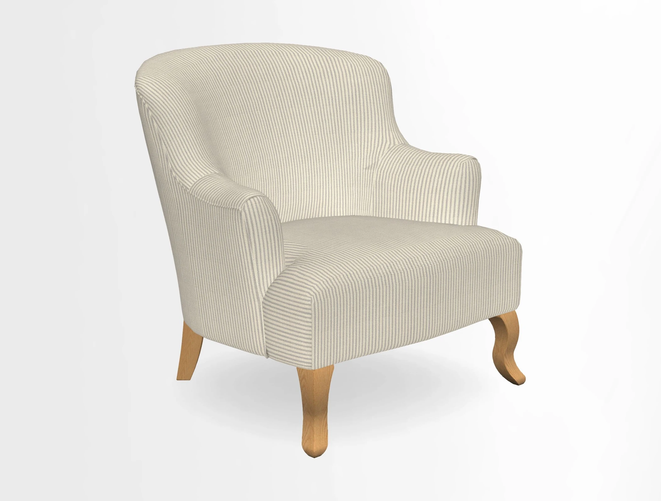 Grassington Chair in Floral Linen Lily Pad Vermillion